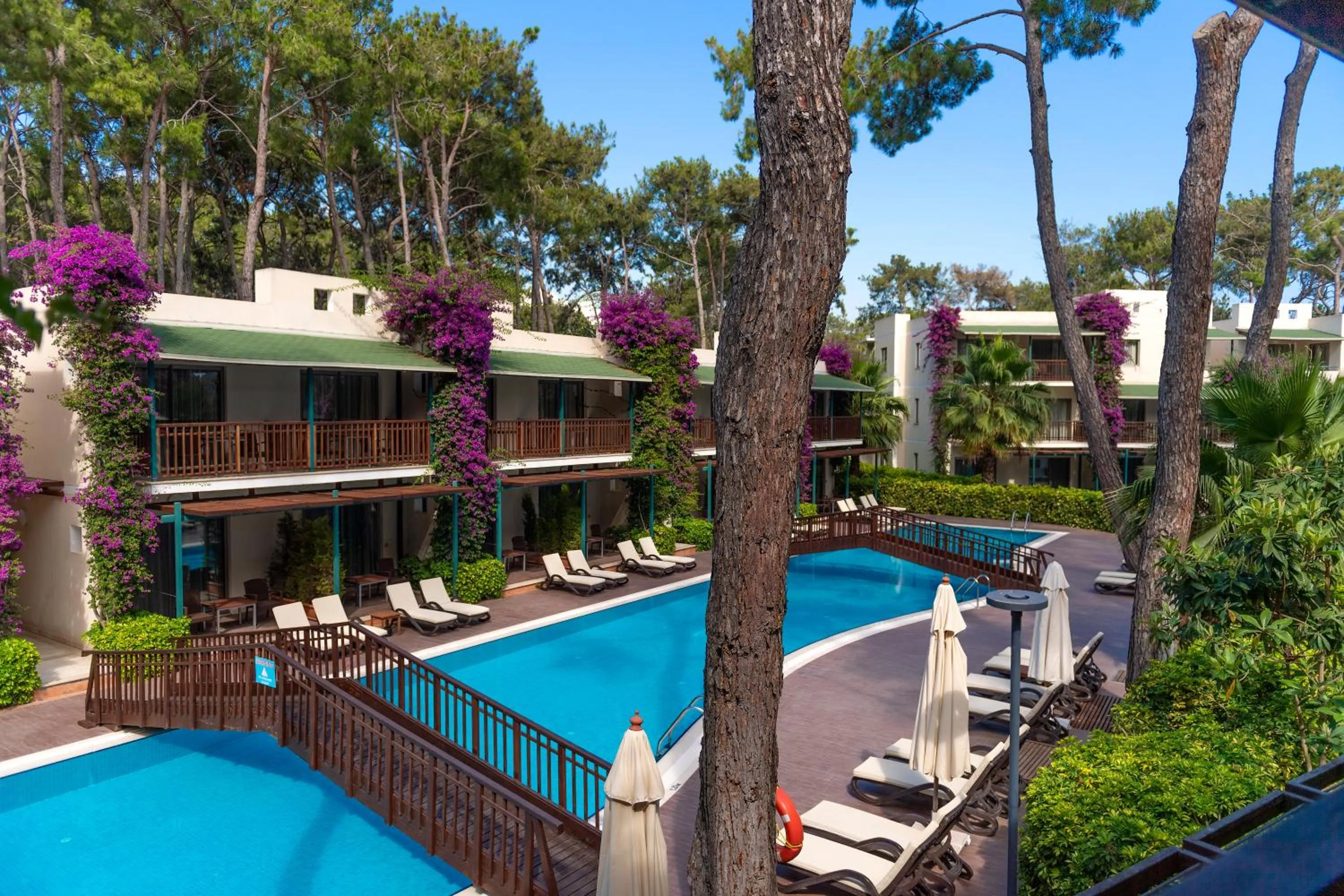 Pool view in Turquoise Hotel