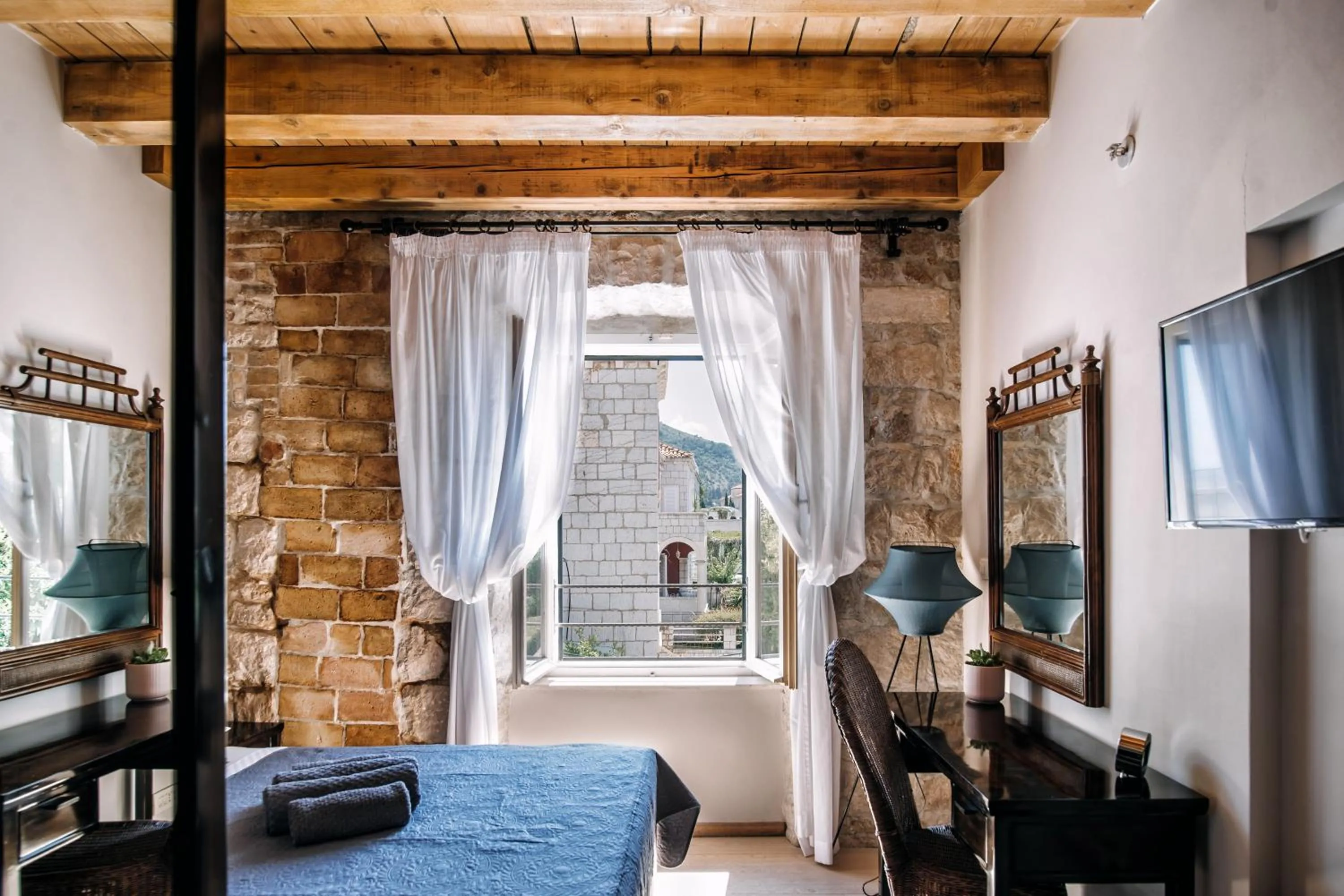 Bed in Villa Allure of Dubrovnik