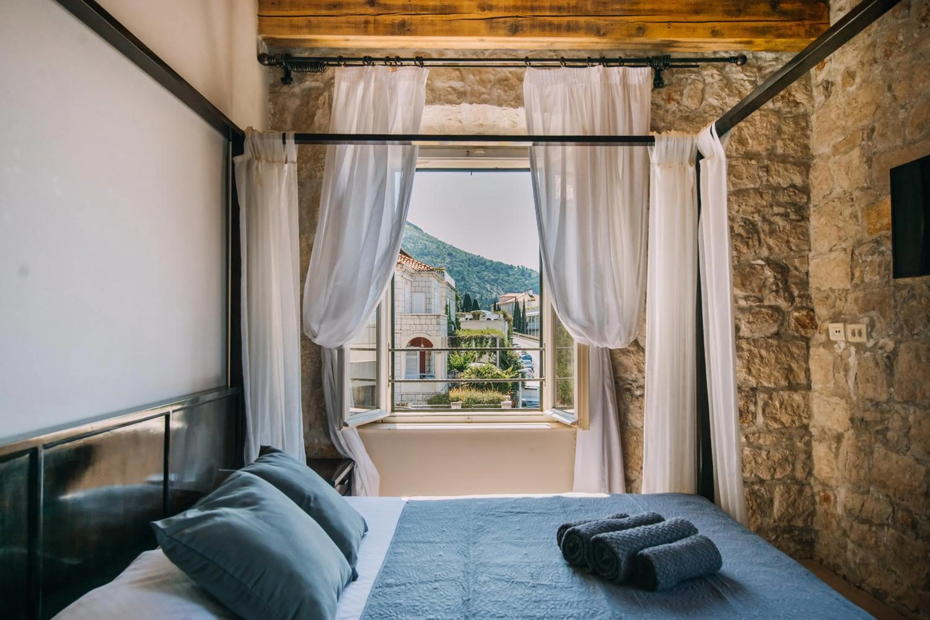 Bed in Villa Allure of Dubrovnik