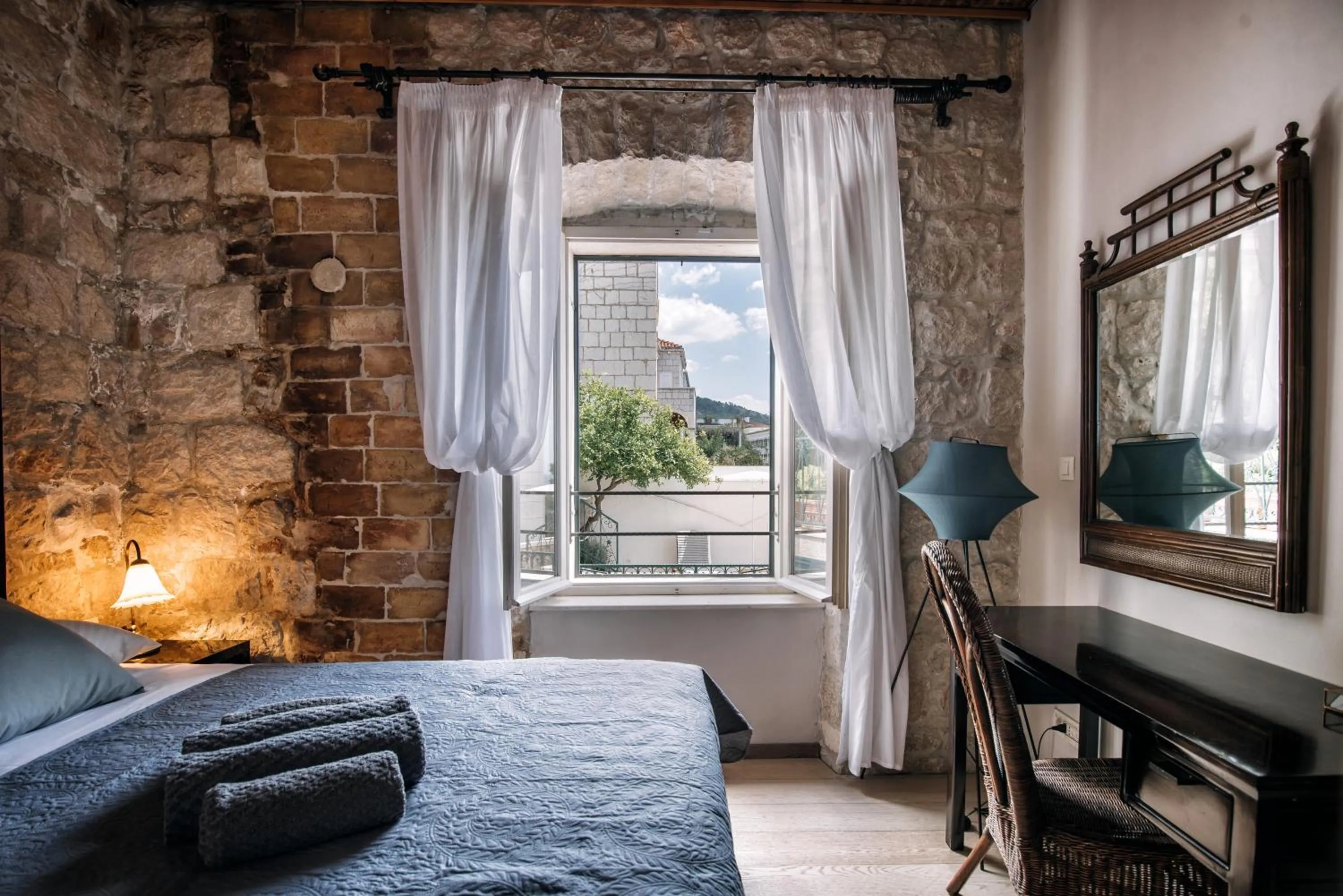 Bed in Villa Allure of Dubrovnik