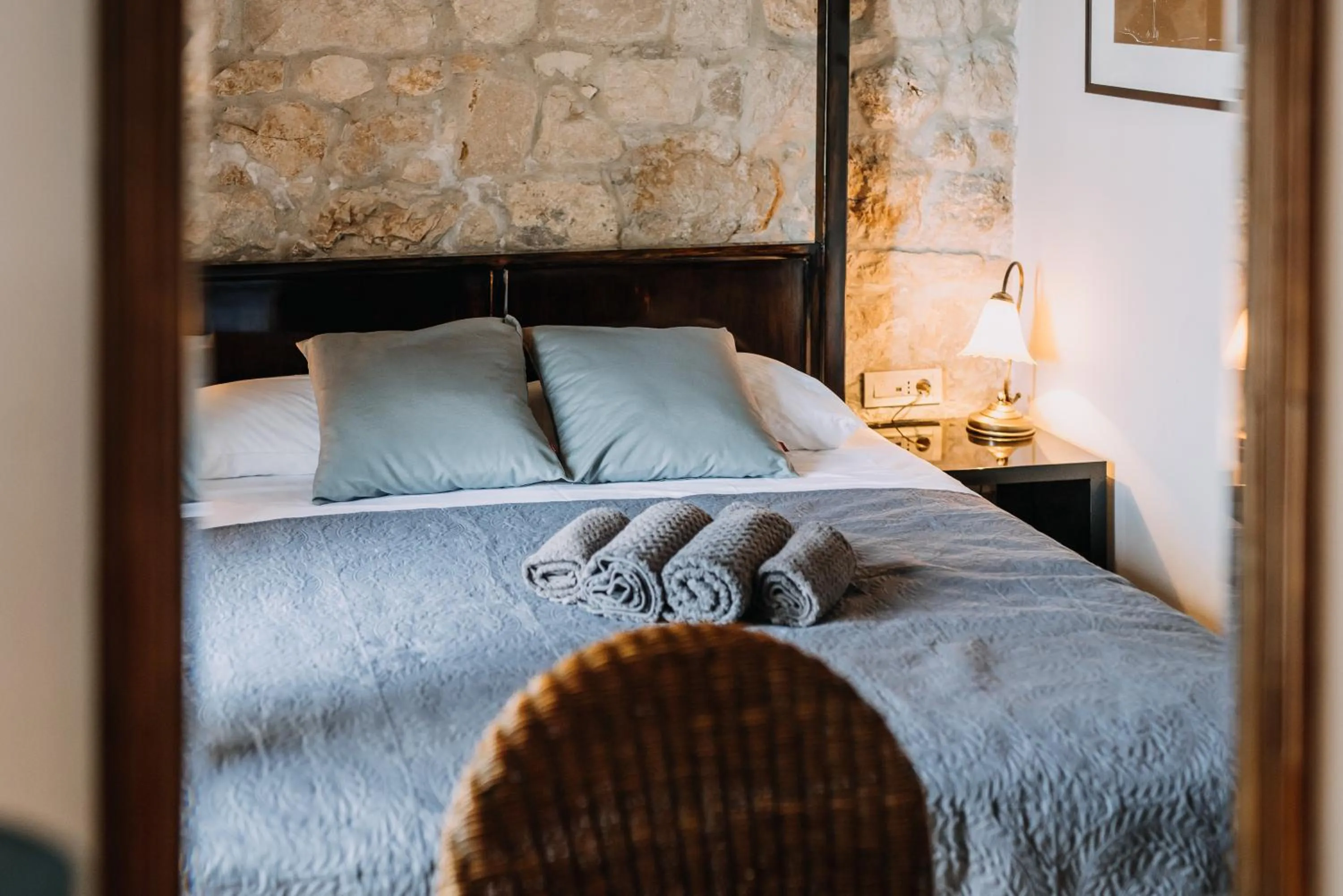 Bed in Villa Allure of Dubrovnik