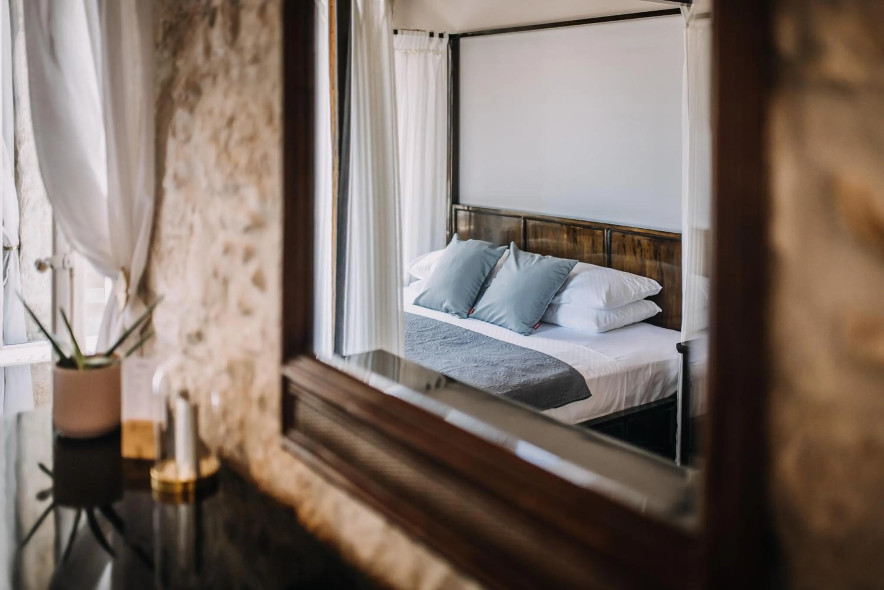 Bed in Villa Allure of Dubrovnik