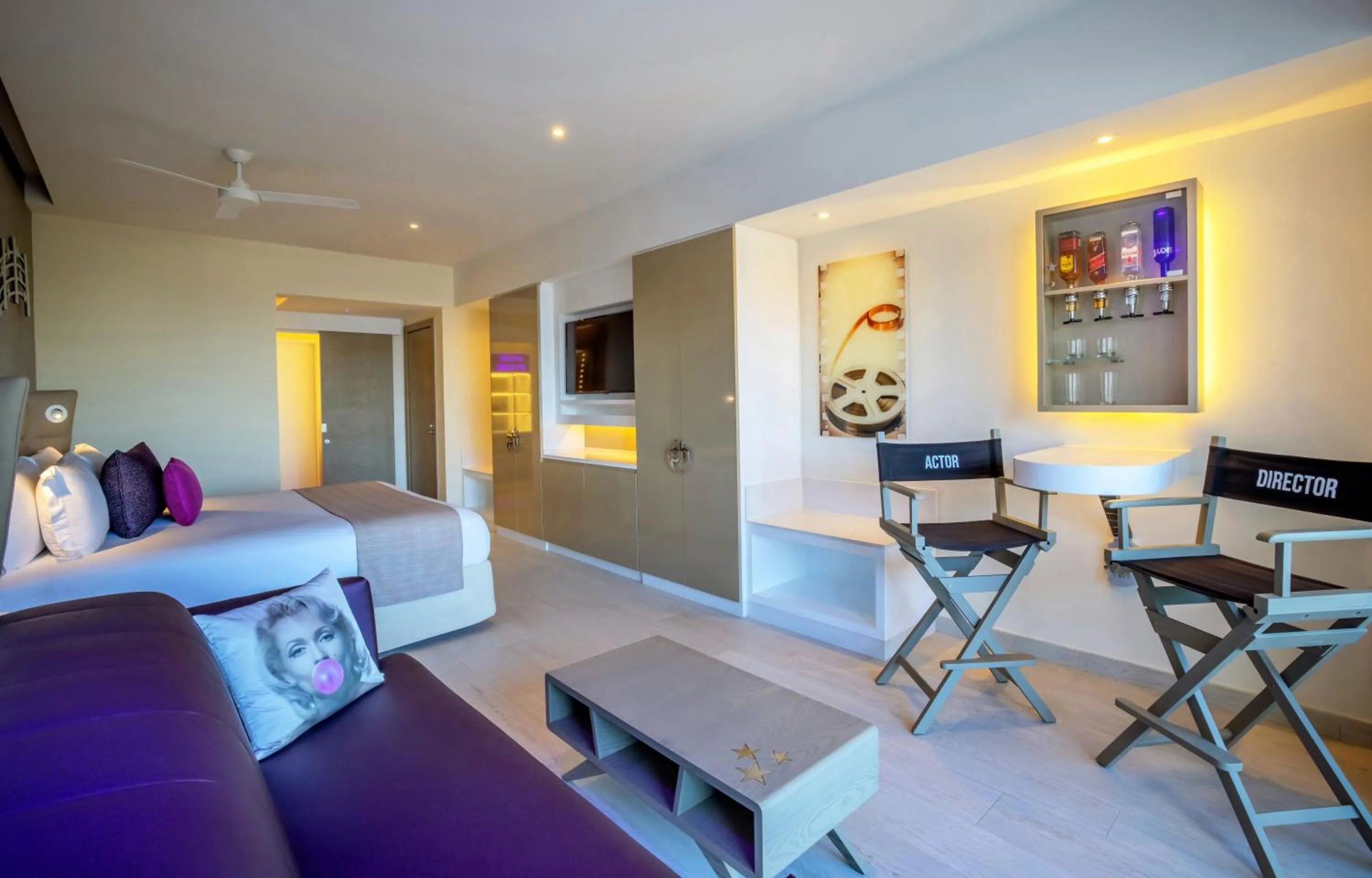 Photo of the whole room in Planet Hollywood Cancun Adult Scene by Royalton, An Autograph Collection All-Inclusive Resort - Adults Only