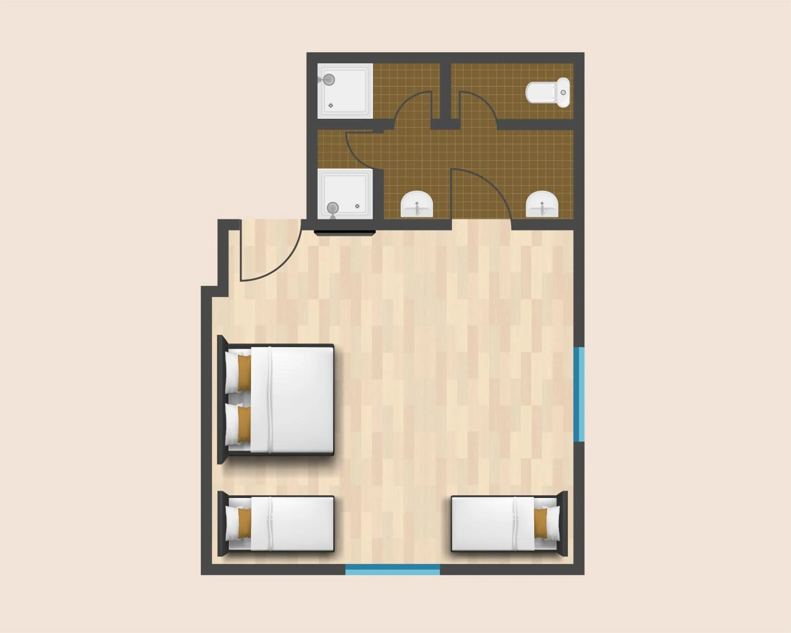 Floor plan in Gasthaus Sulzfluh