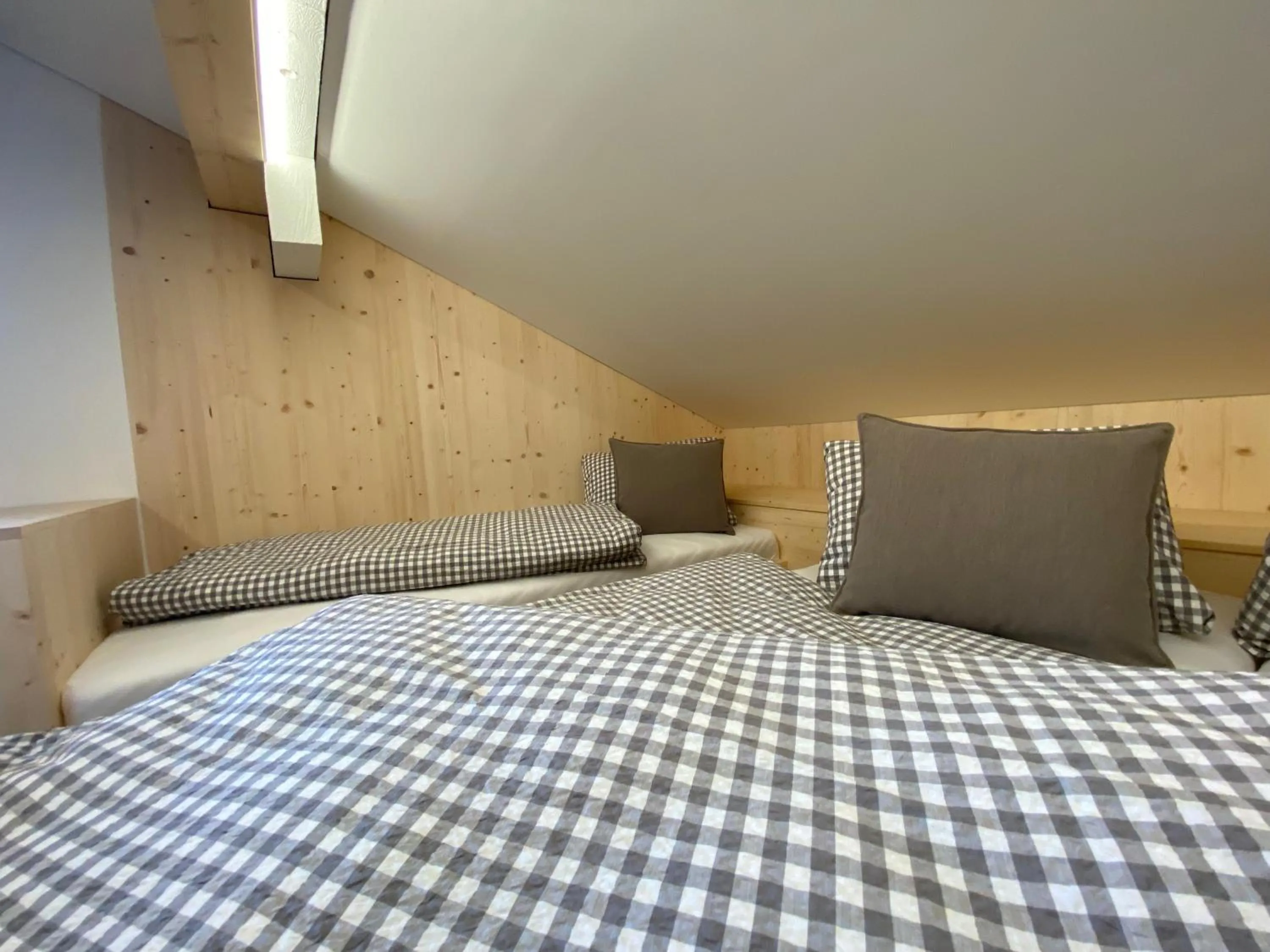 Bed in Gasthaus Sulzfluh