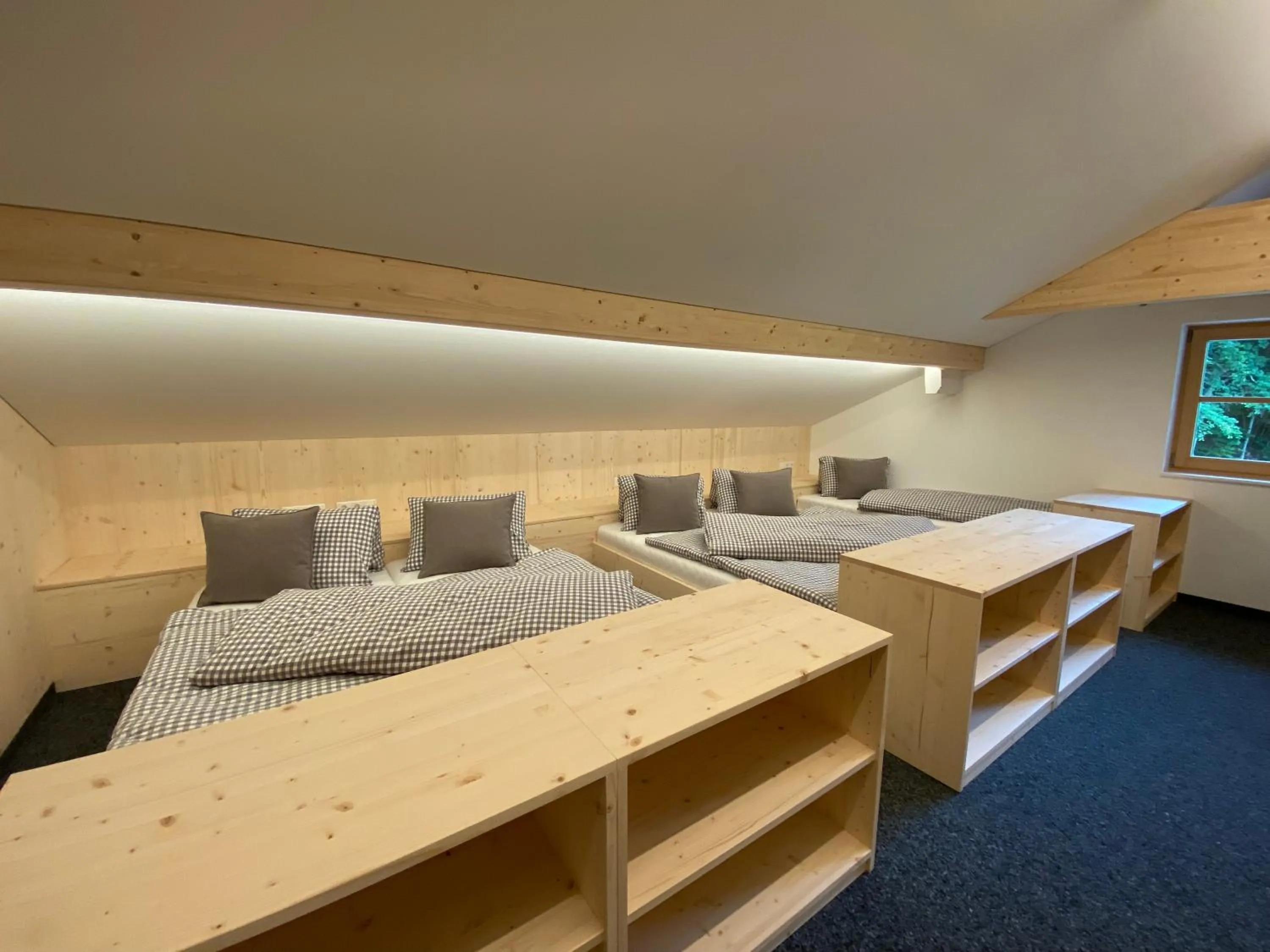 Bed in Gasthaus Sulzfluh