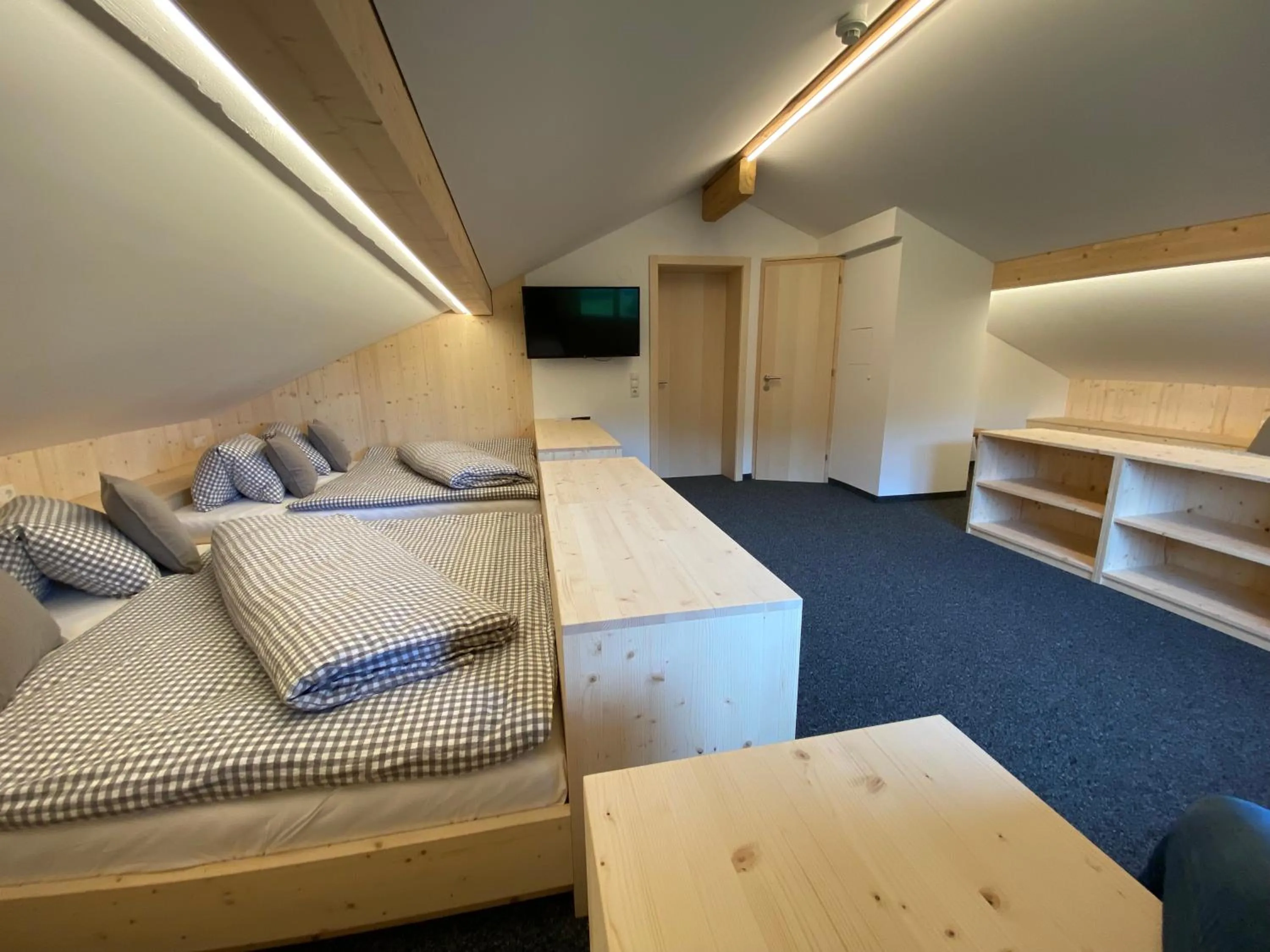 Bed in Gasthaus Sulzfluh