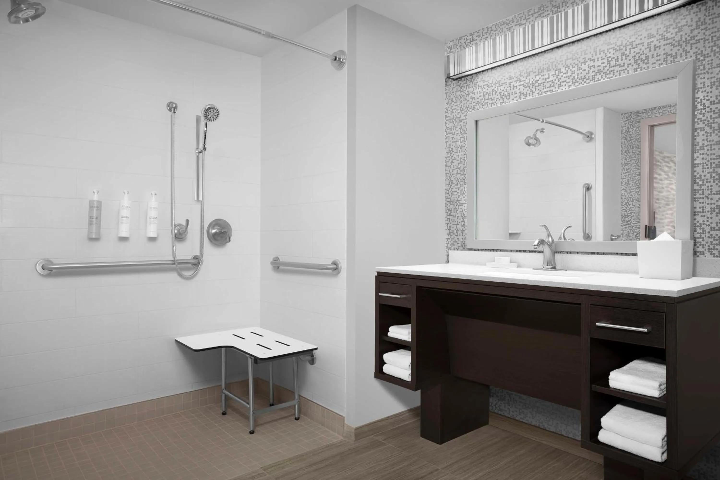 Bathroom in Home2 Suites by Hilton Pittsburgh - McCandless, PA