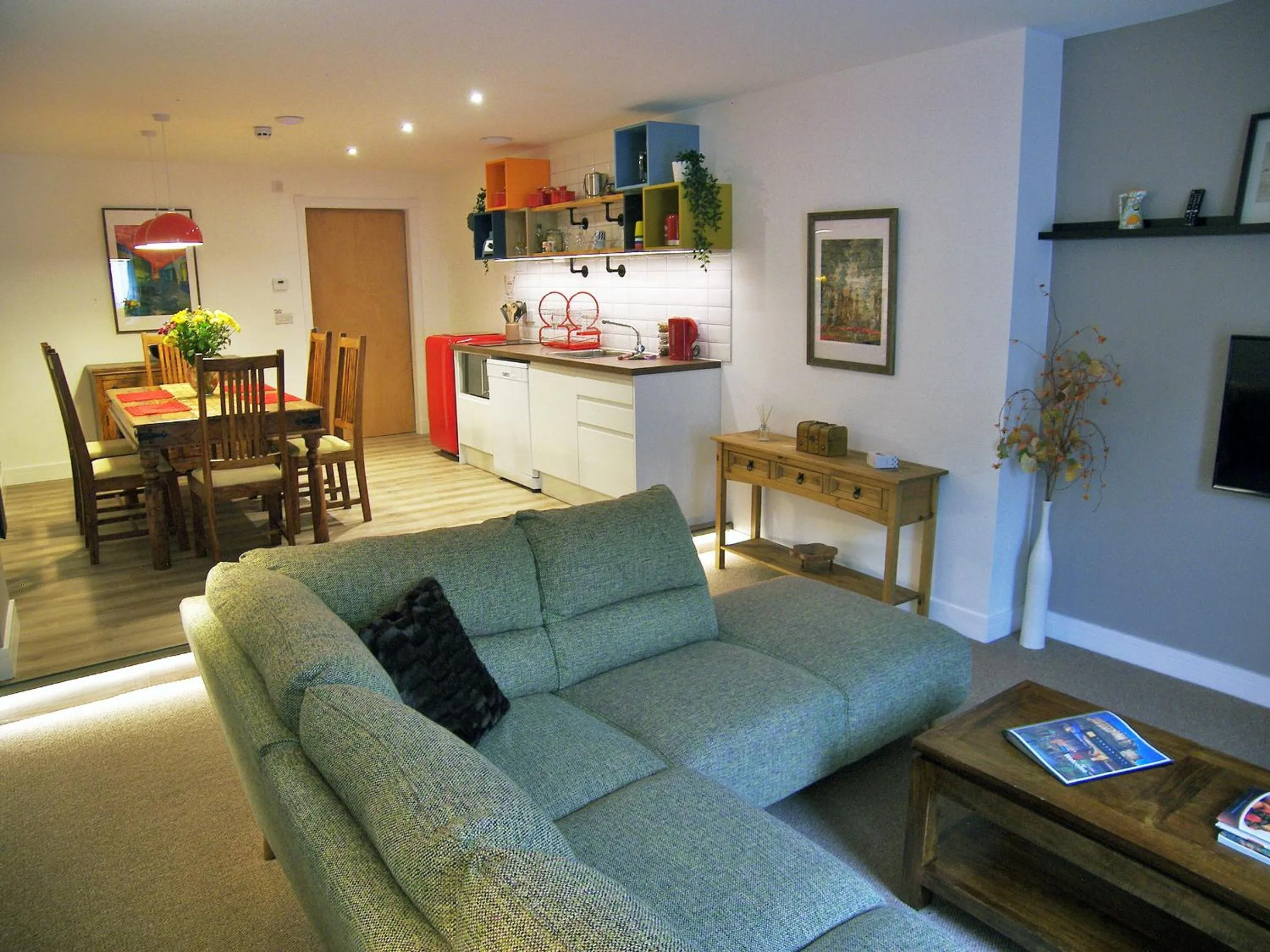 Living room in Beaverhall Apartments