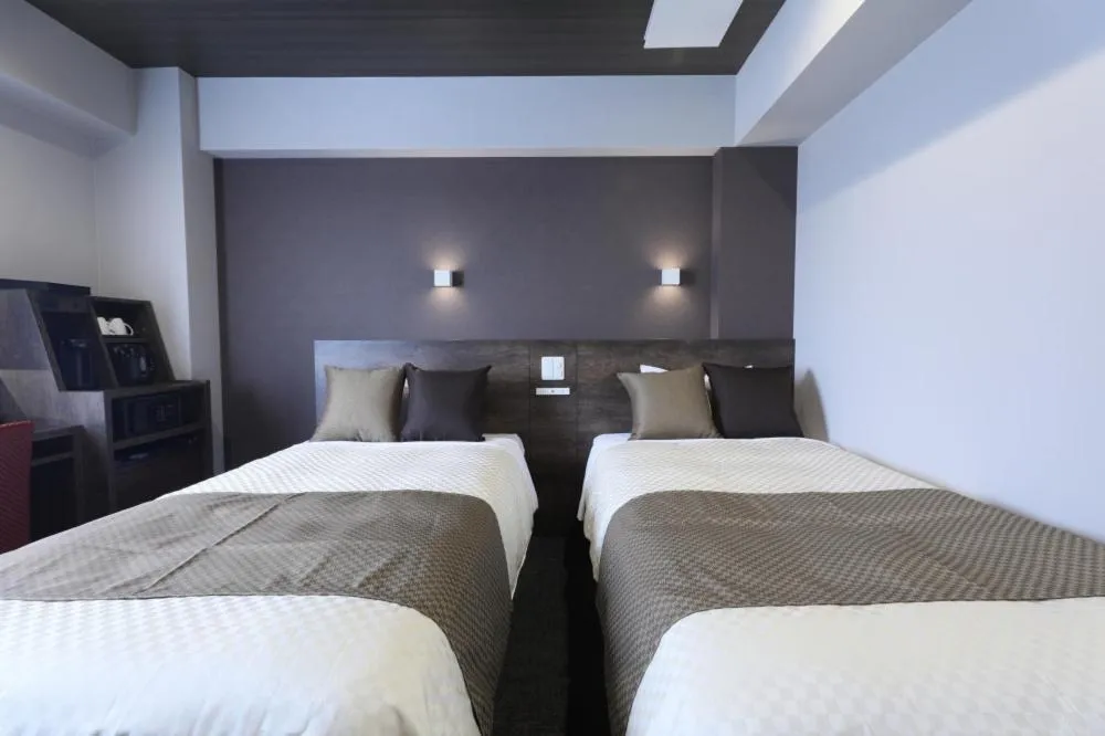 Bed in The Celecton Tsuchiura Ekimae