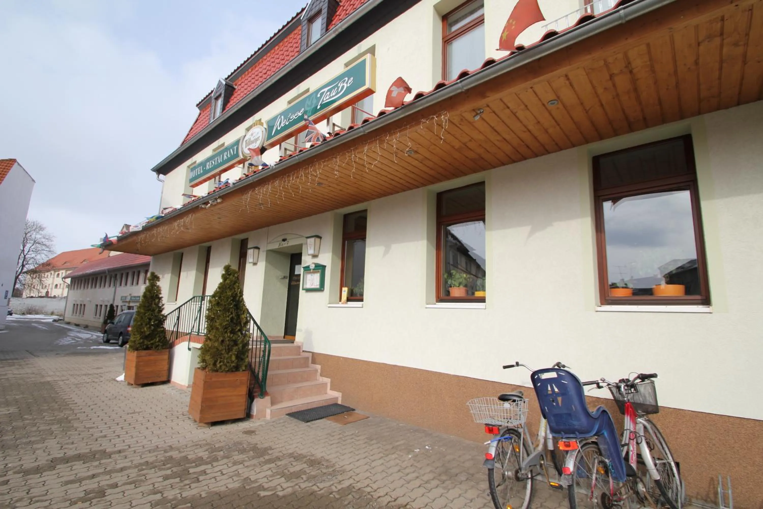 Property building in Hotel Weisse Taube