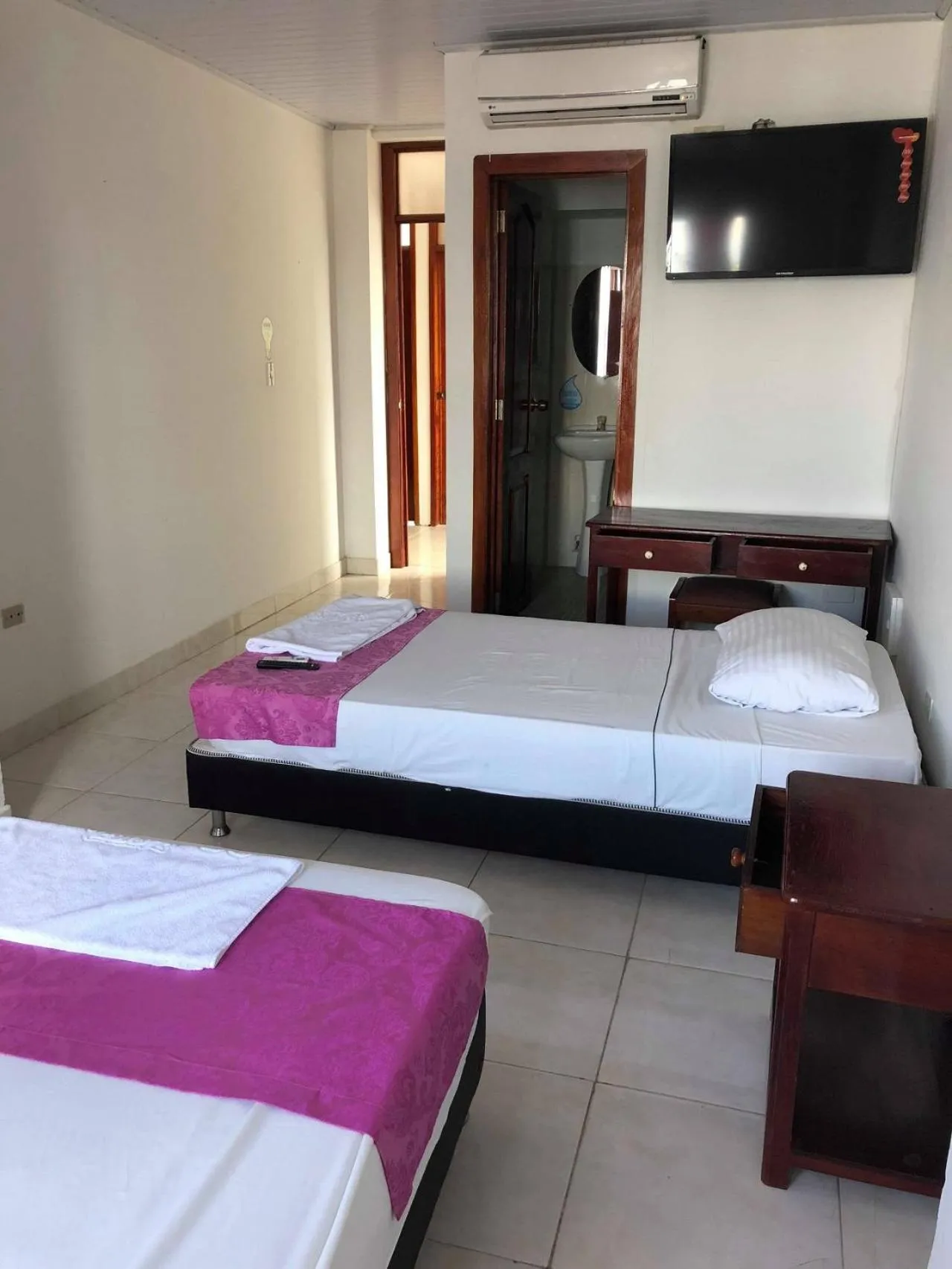 Bed in Hotel Yurupary AMAZONAS