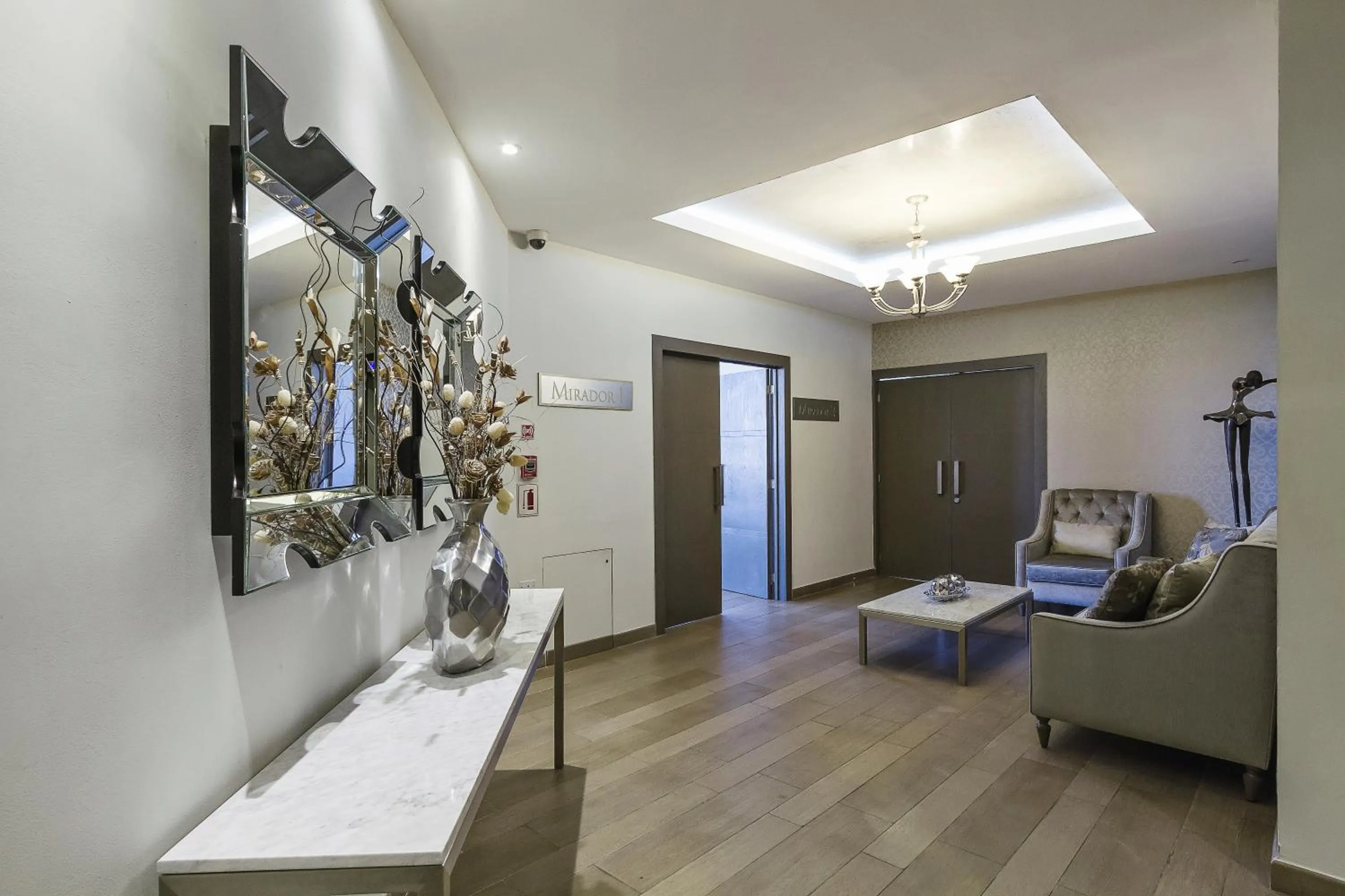 Living room in Hotel El Conquistador del Paseo de Montejo