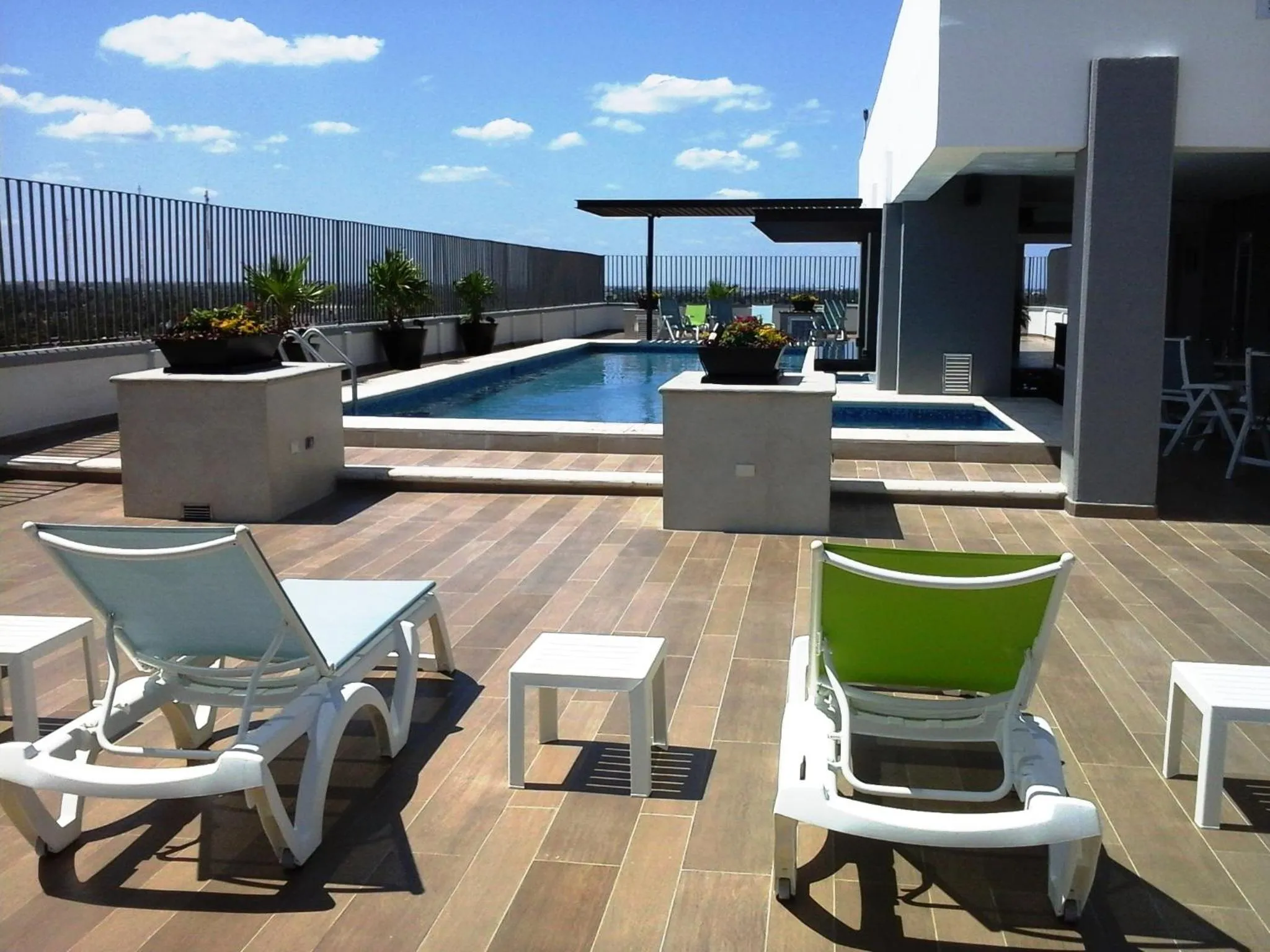 Patio in Hotel El Conquistador del Paseo de Montejo
