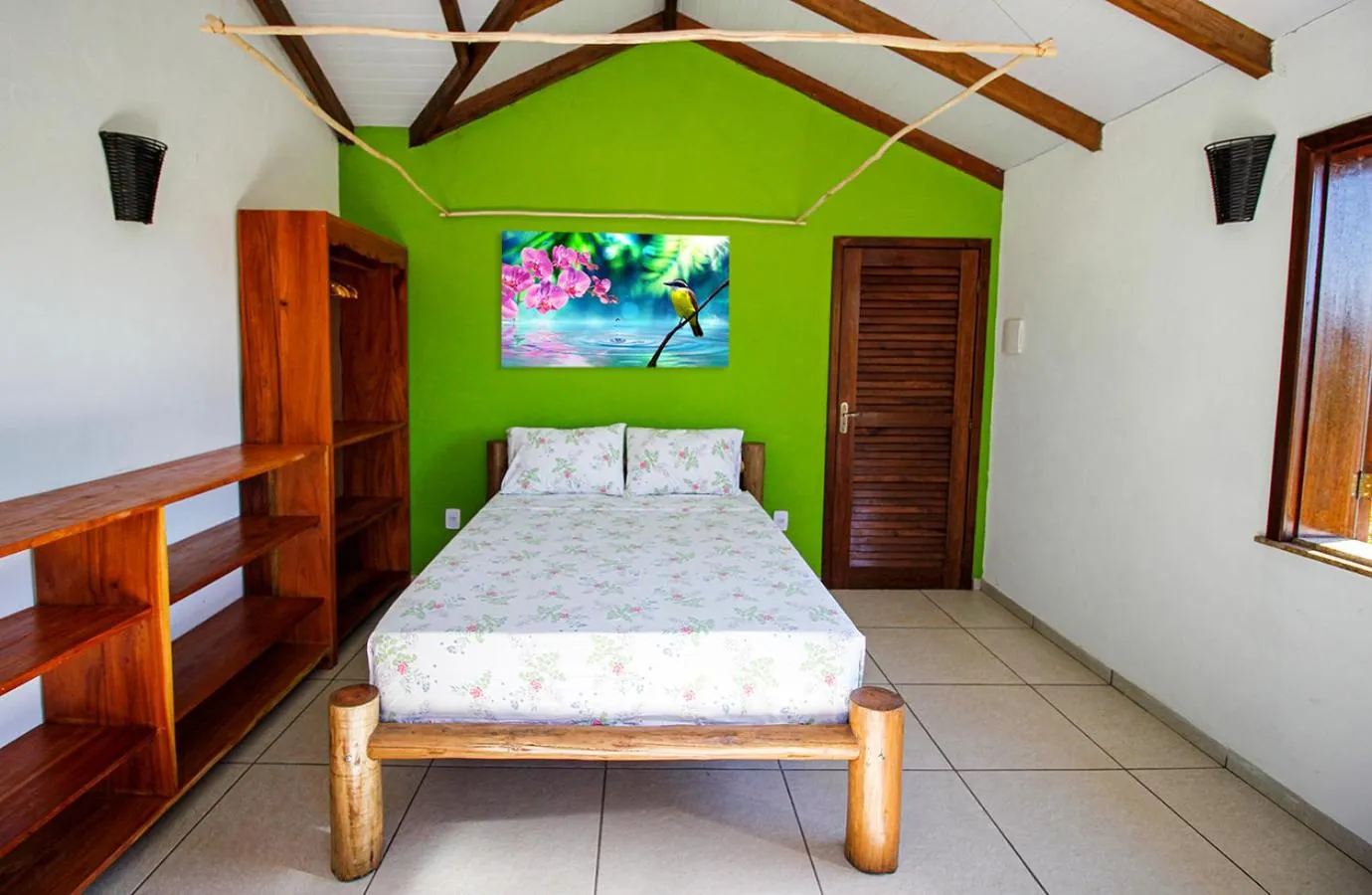 Bed in Fazenda Eco-Jardim