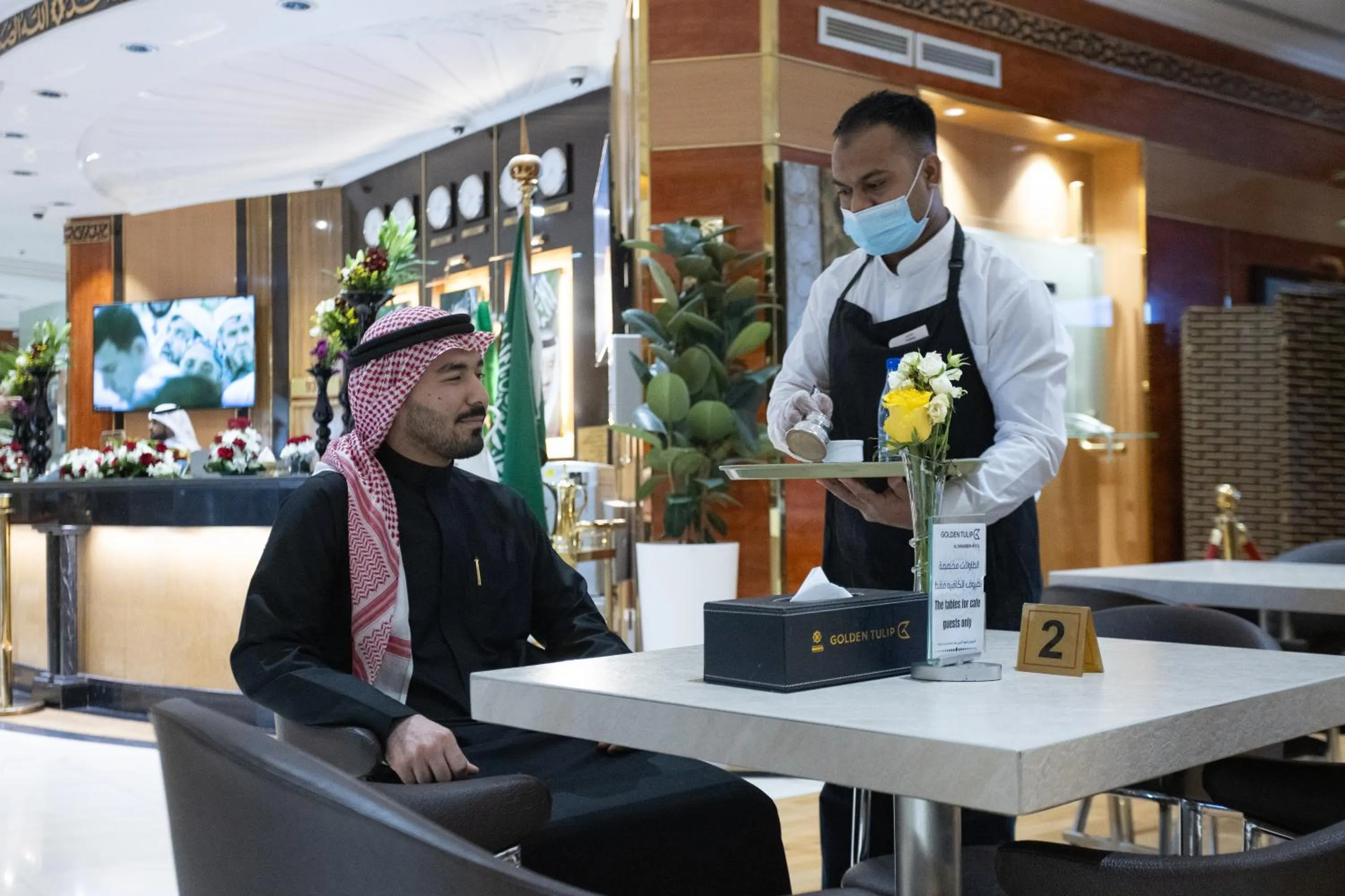 group of guests in Golden Tulip Al Shakreen