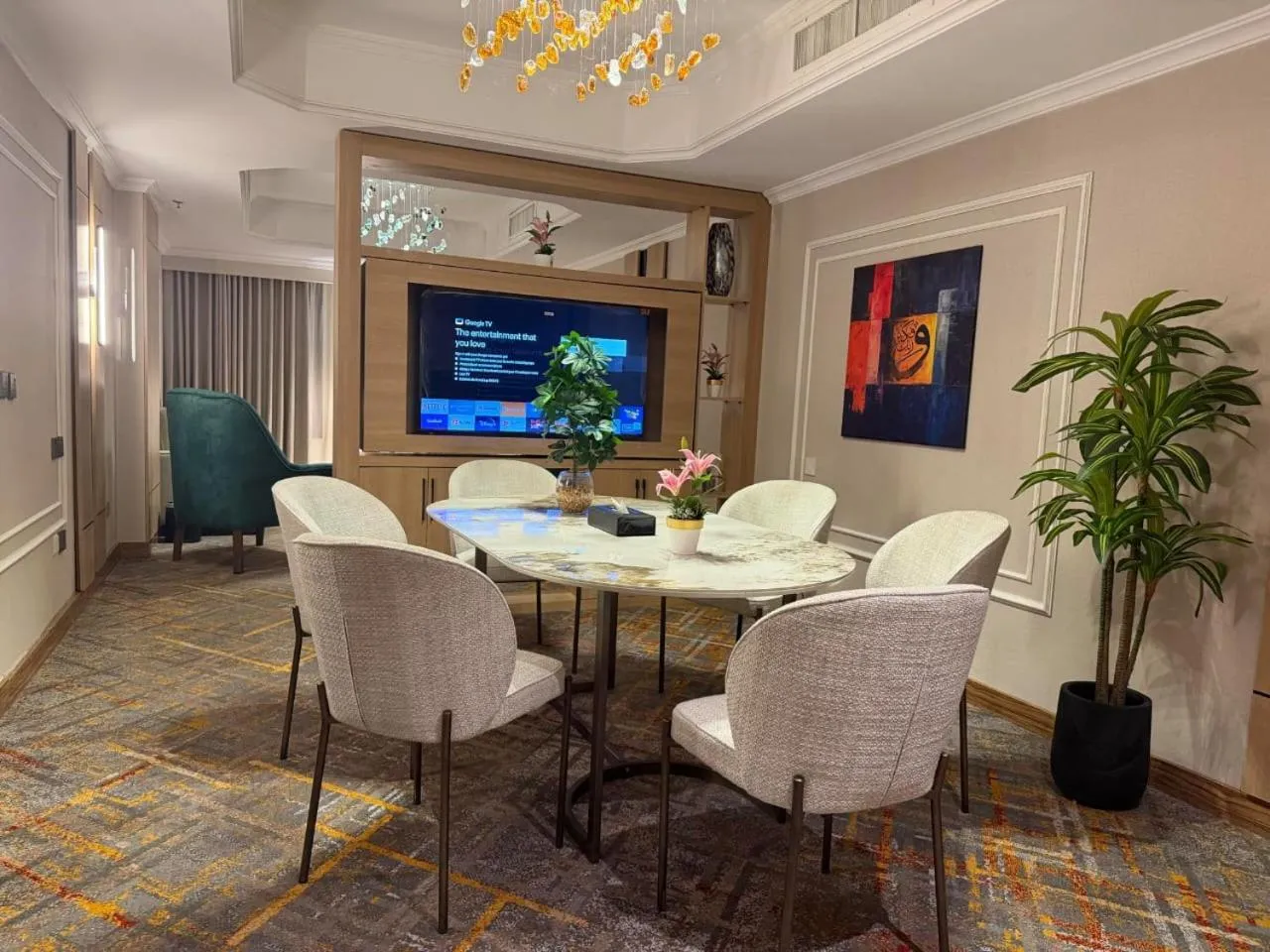 Living room in Golden Tulip Al Shakreen