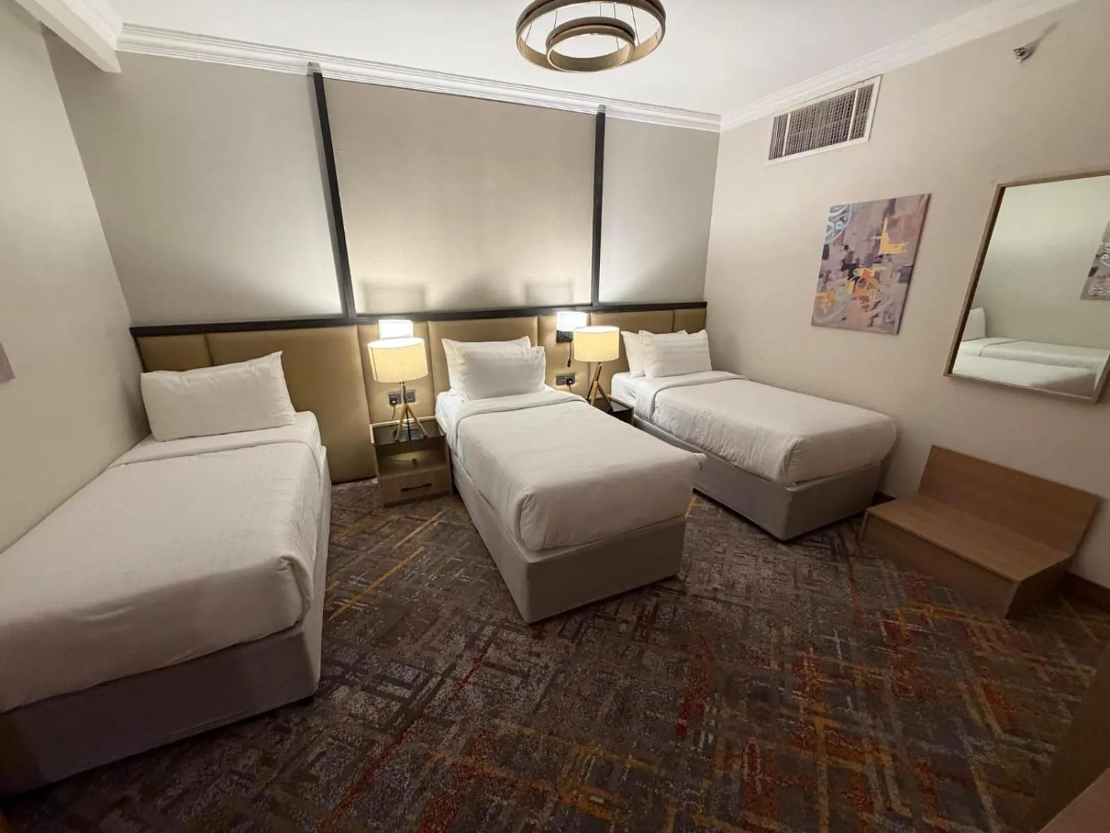 Photo of the whole room, Bed in Golden Tulip Al Shakreen