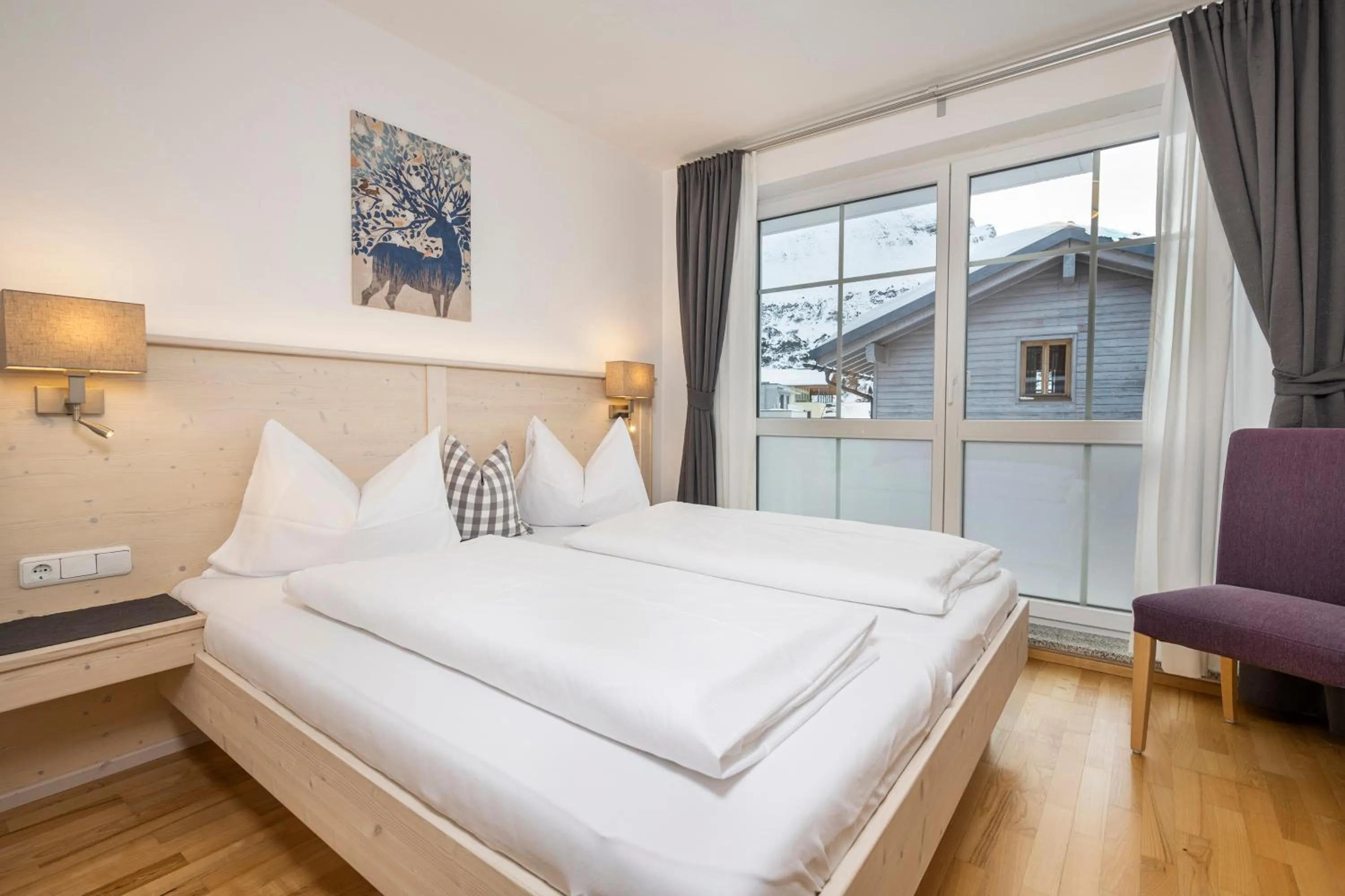 Bed in Appartement Haus Faßwald