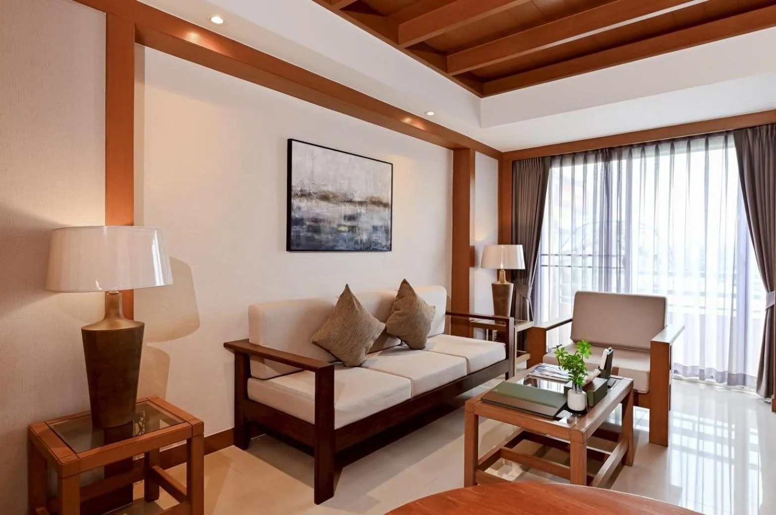 Living room in Green Residence Ayutthaya - SHA Certified