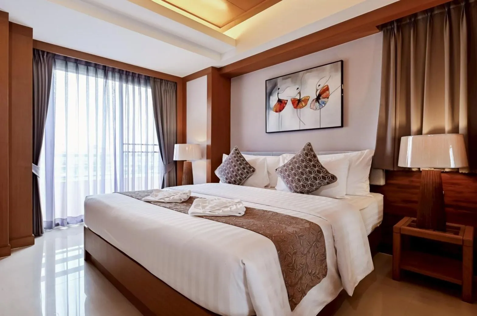 Bedroom, Bed in Green Residence Ayutthaya - SHA Certified