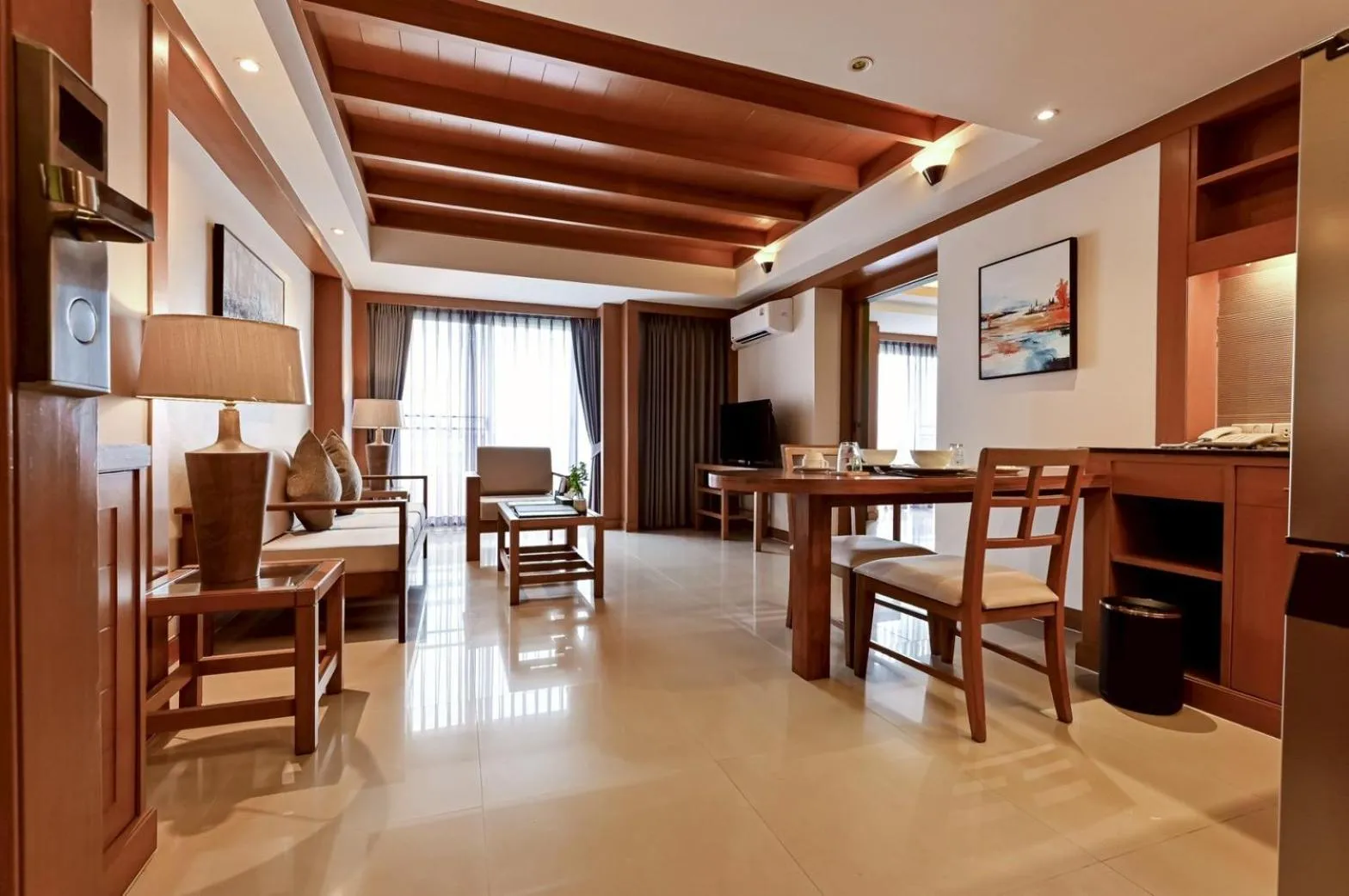 Living room in Green Residence Ayutthaya - SHA Certified
