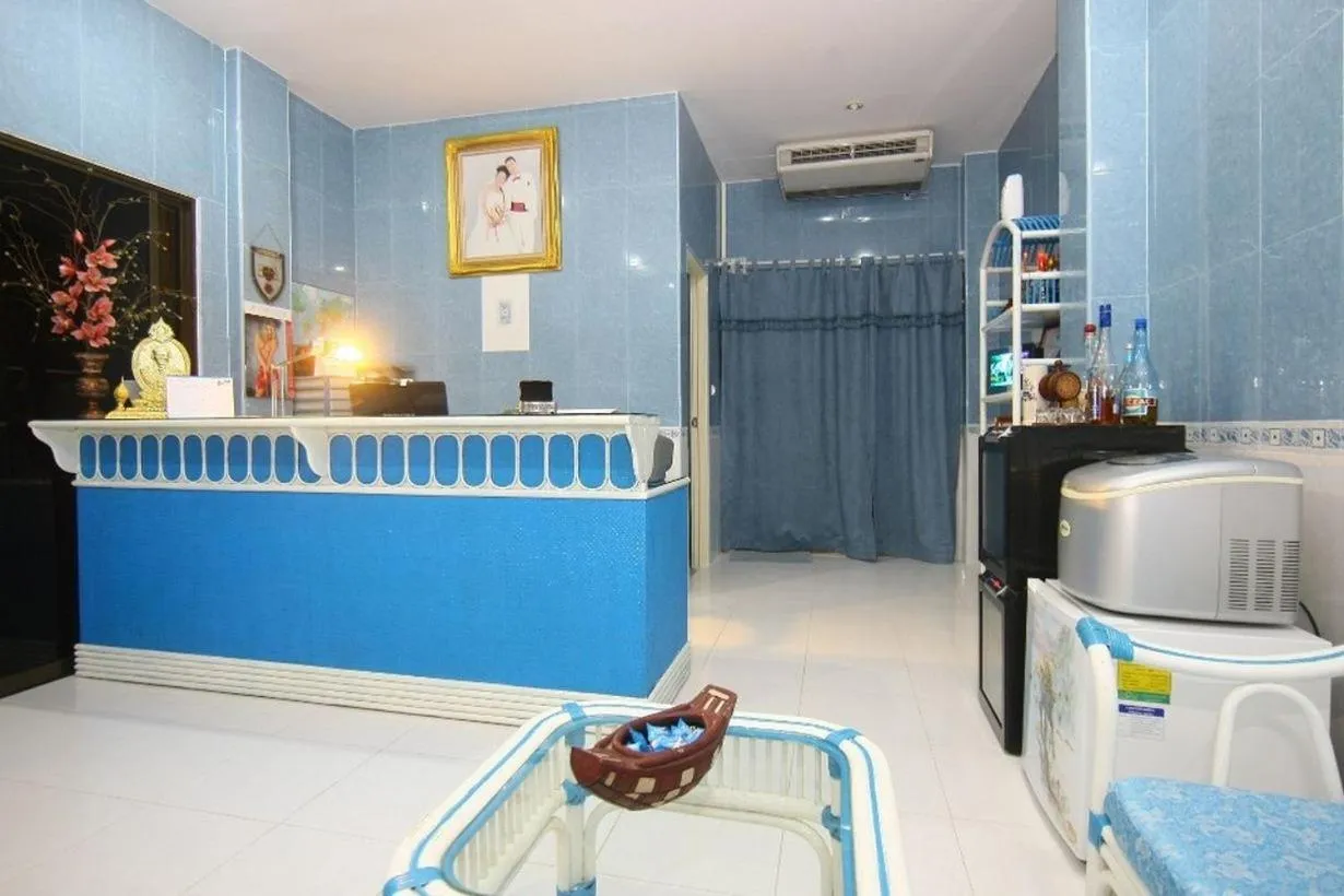 Bed in Patong Sunbeach Mansion