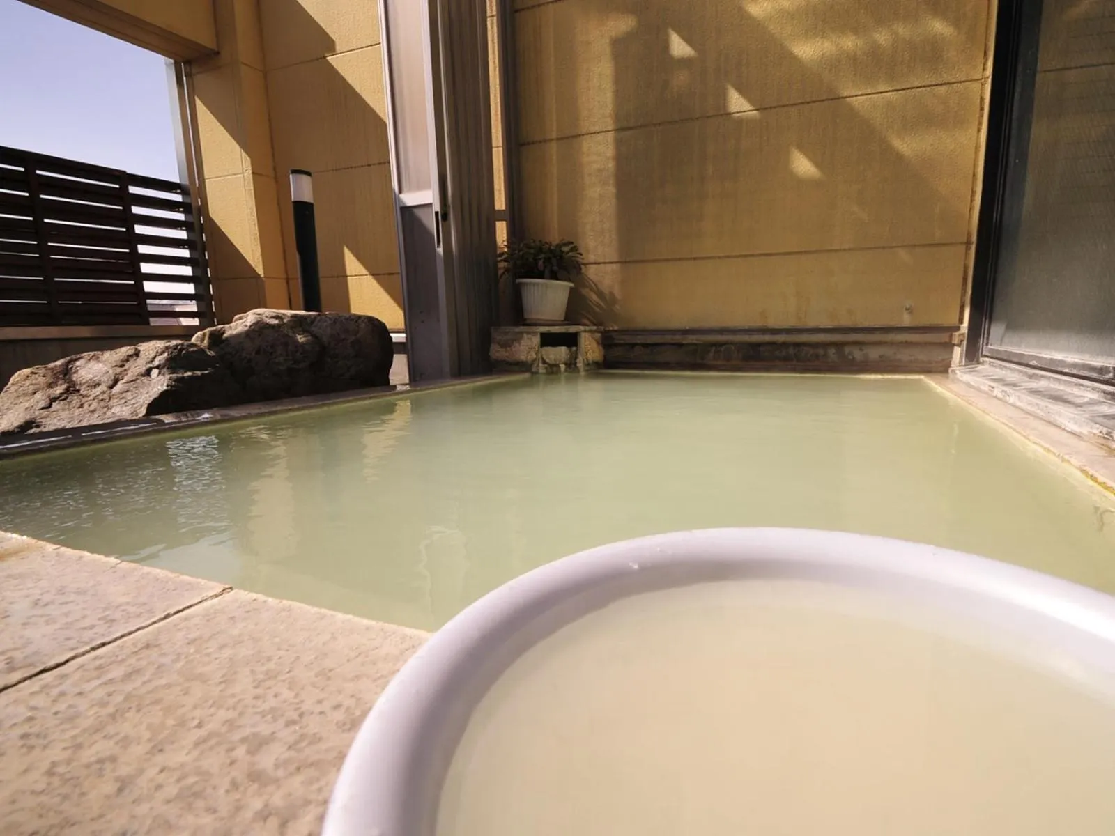Open Air Bath in Nikko Sansui