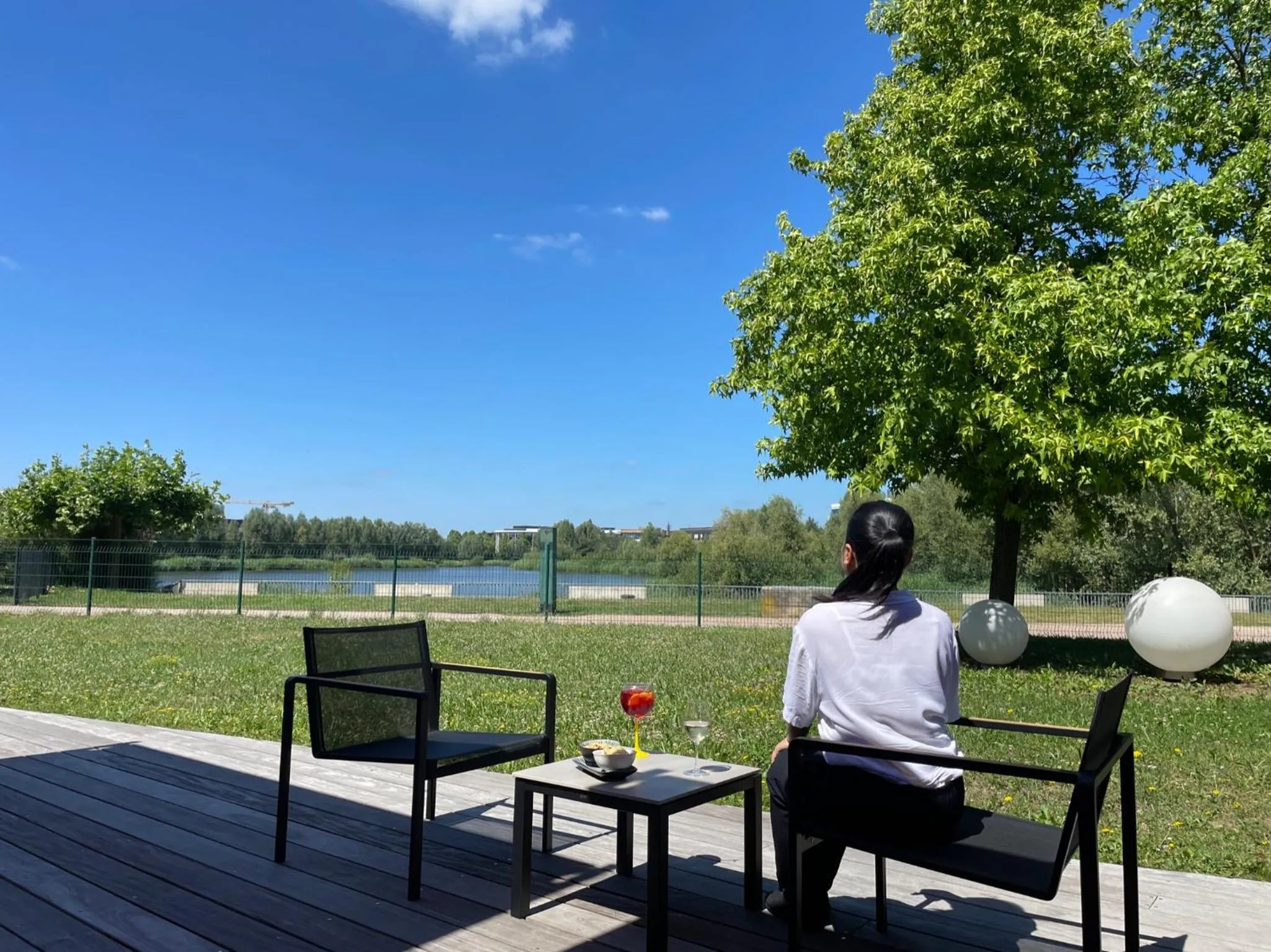 Patio in Holiday Inn - Strasbourg - Nord by IHG