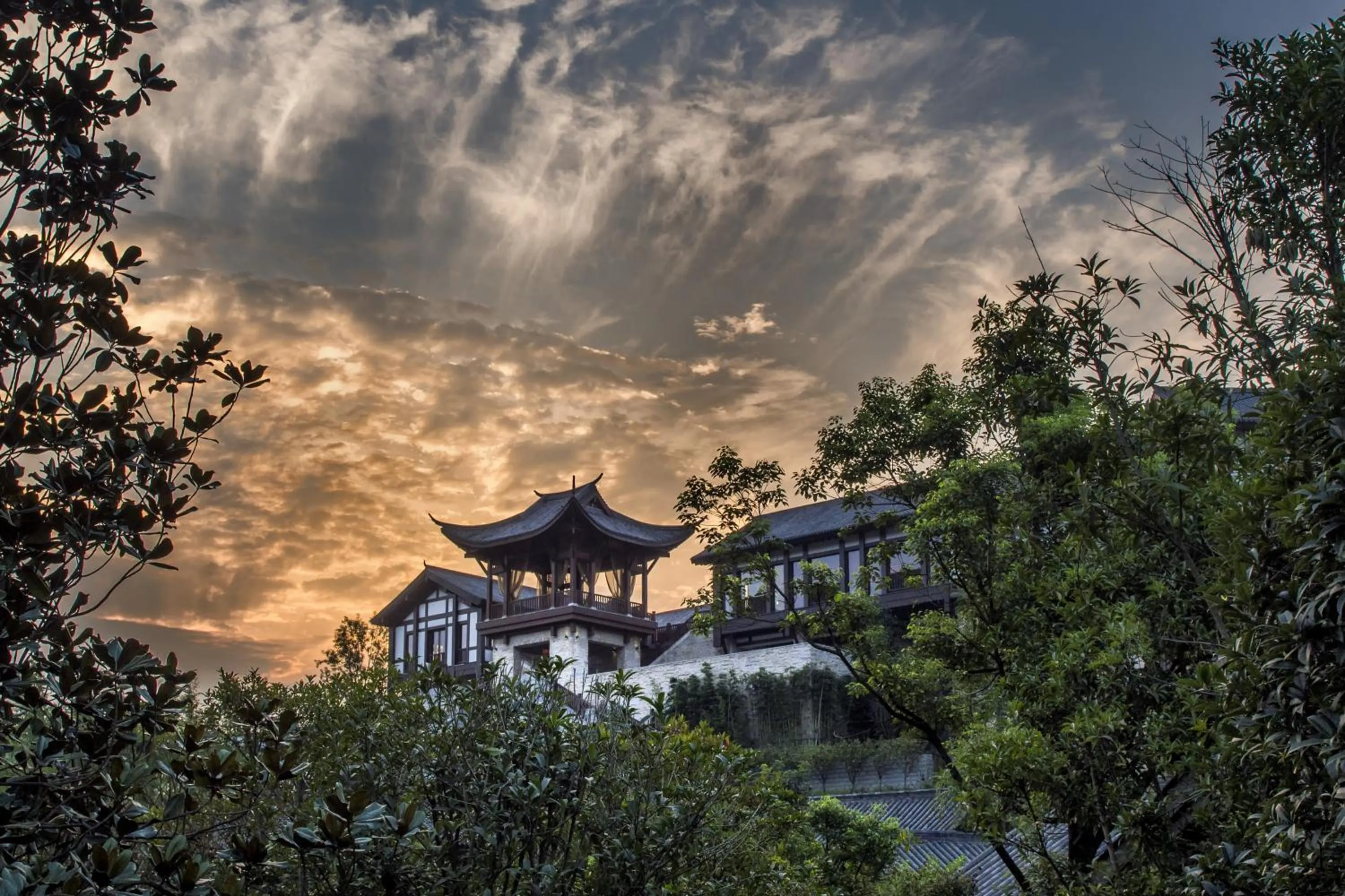 Bird's eye view in Banyan Tree Chongqing Beibei