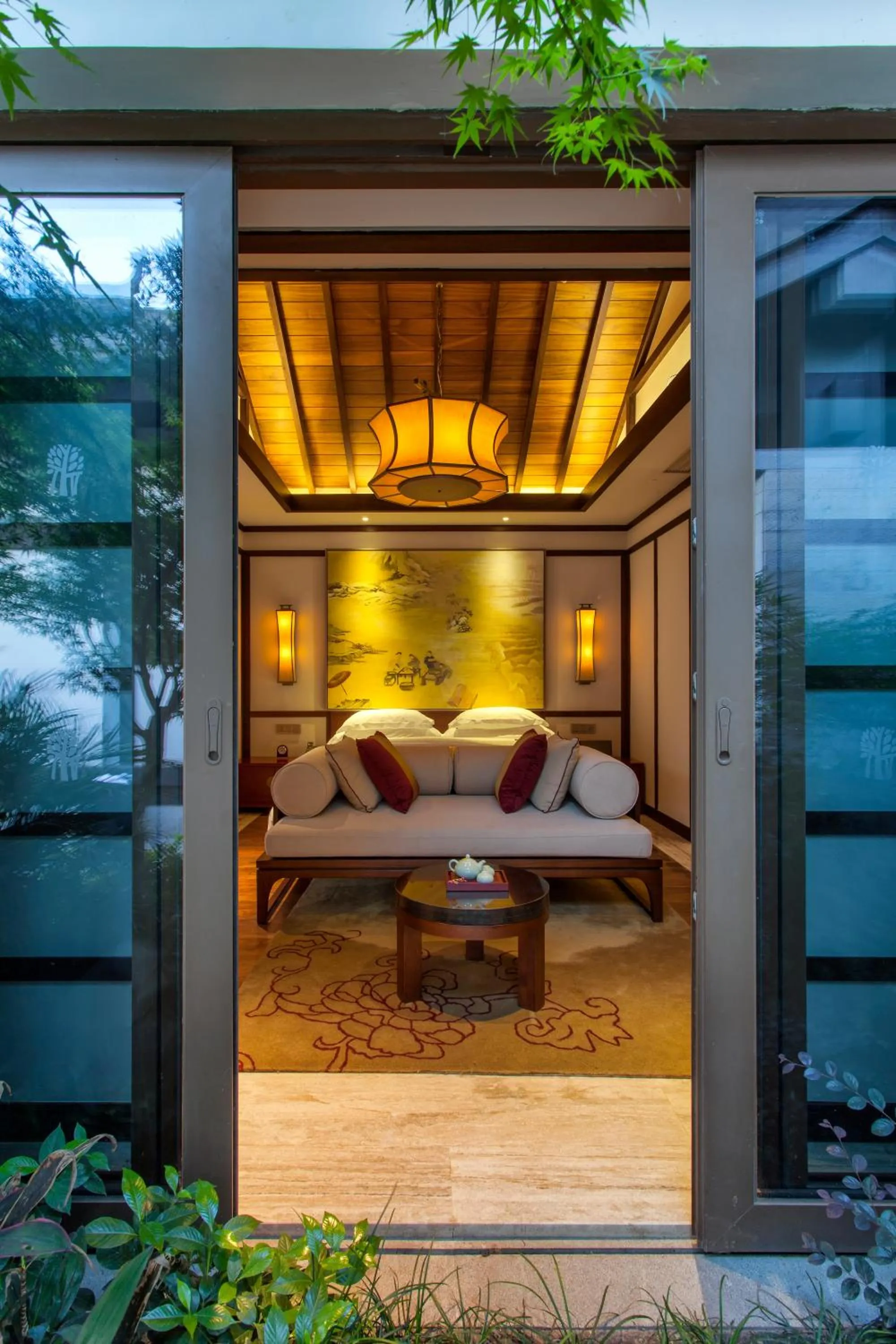 Living room in Banyan Tree Chongqing Beibei