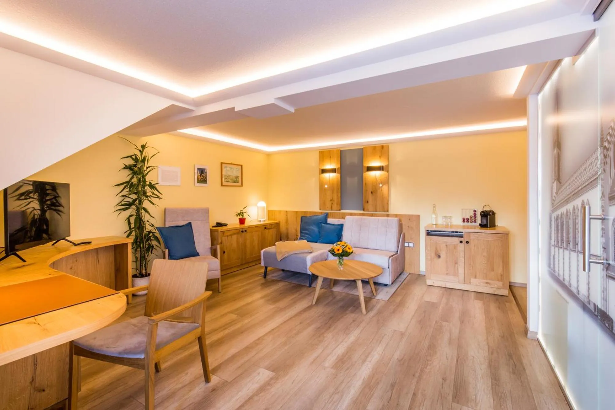 Living room in Rübezahlbaude