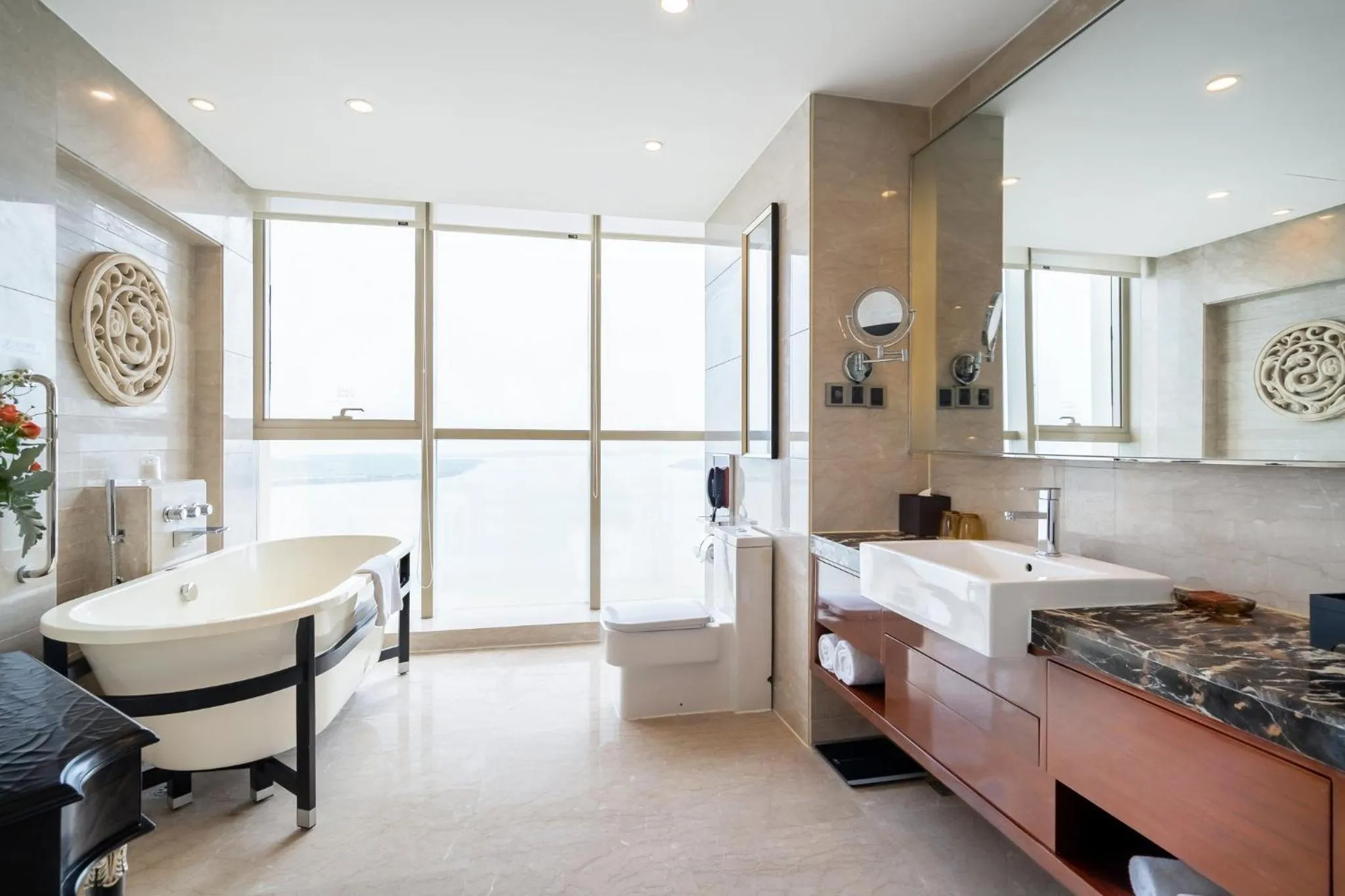 Bathroom in Crowne Plaza Zhenjiang by IHG