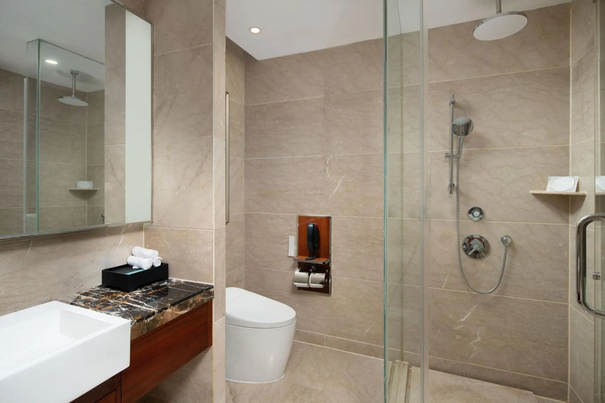 Bathroom in Crowne Plaza Zhenjiang by IHG