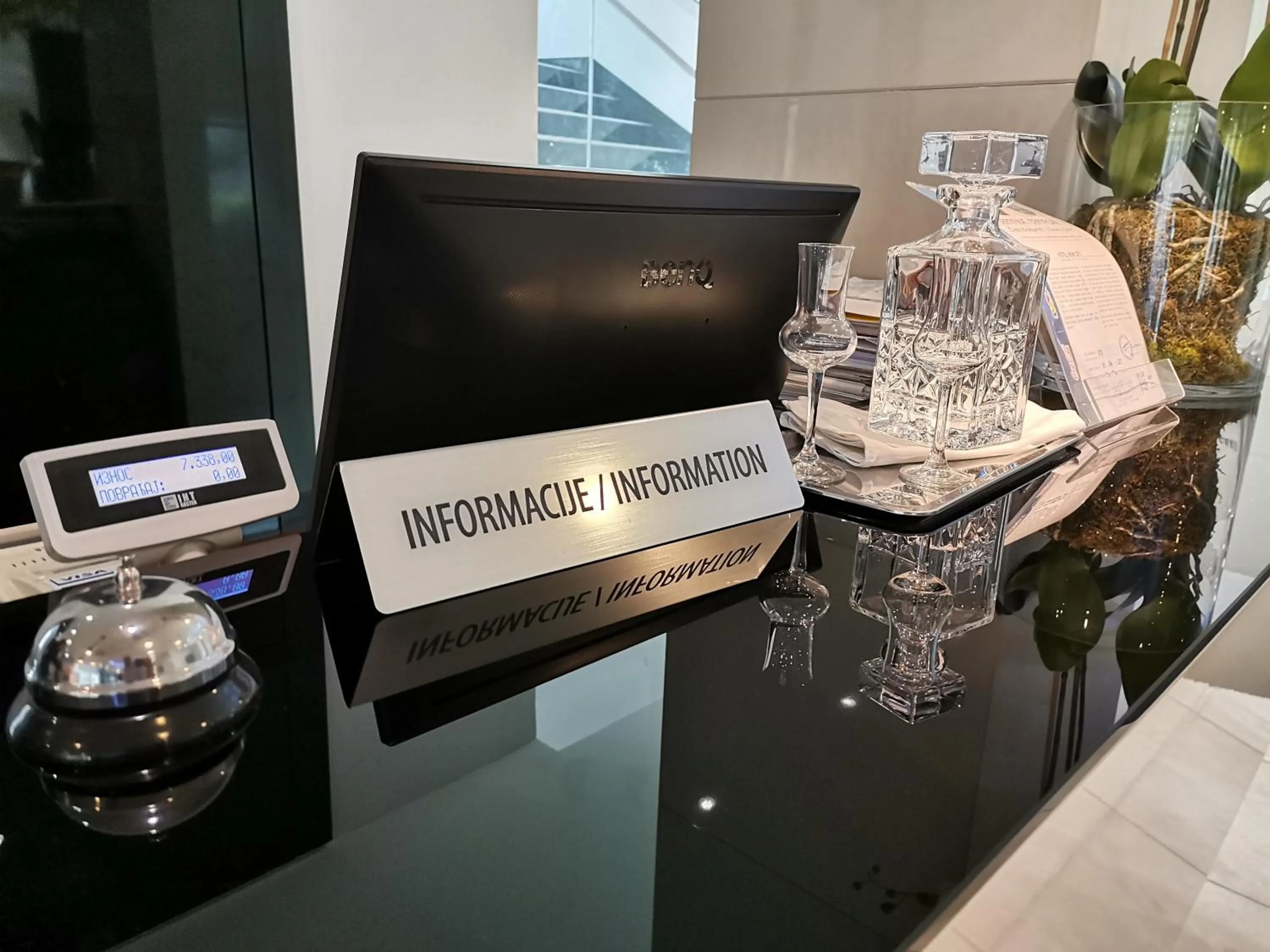 Lobby or reception in New City Hotel & Restaurant Niš