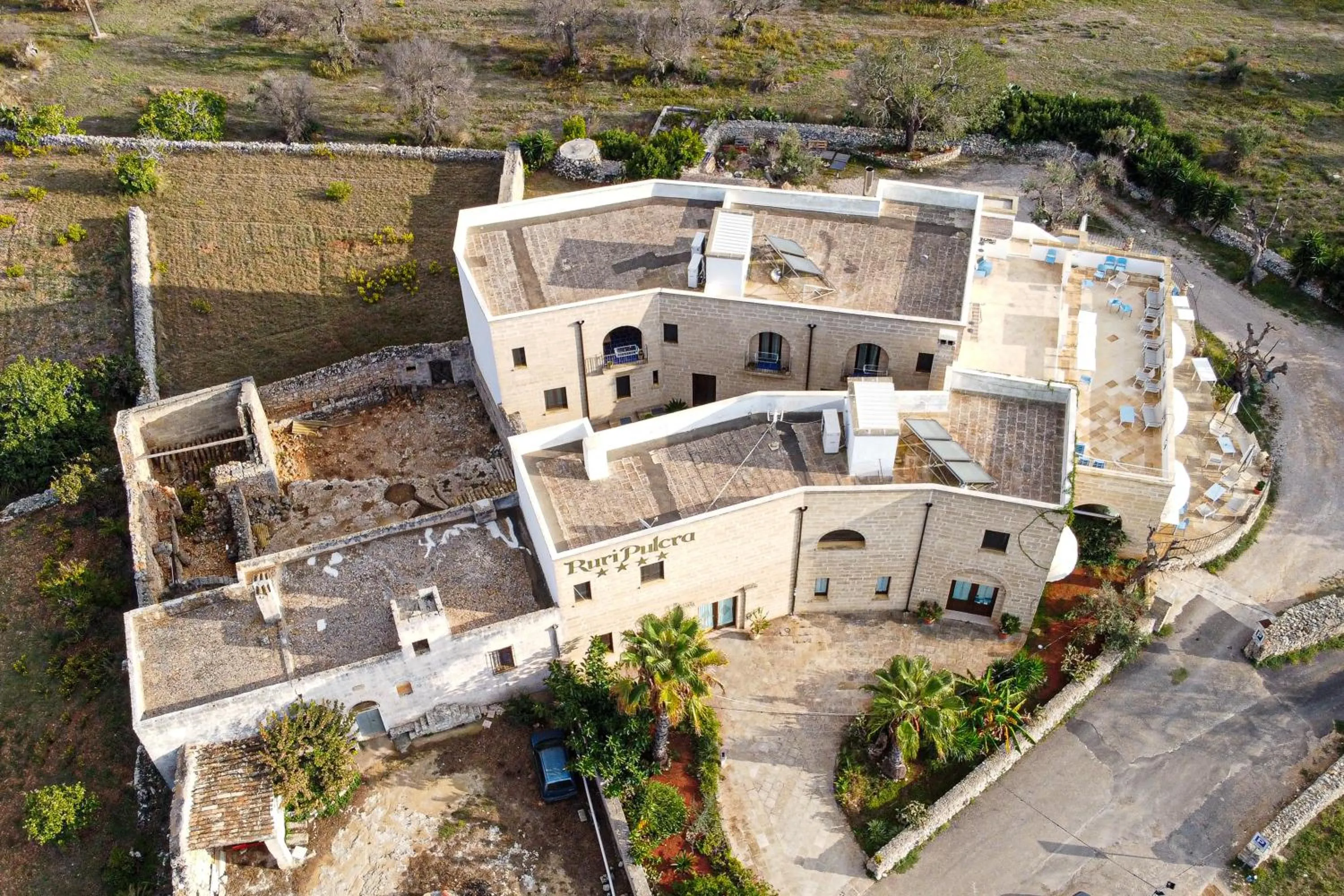 Bird's eye view in Masseria Ruri Pulcra