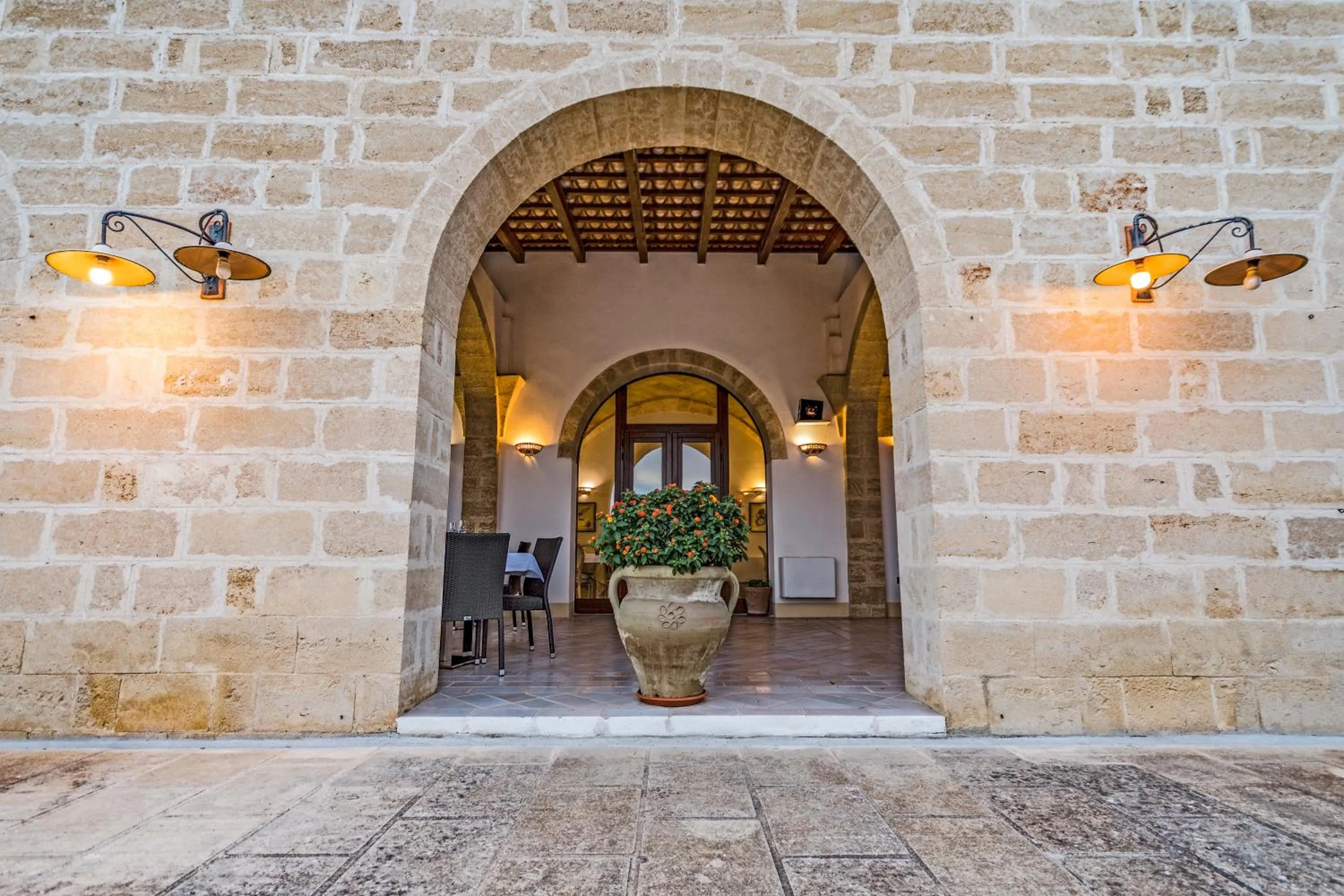Decorative detail in Masseria Ruri Pulcra