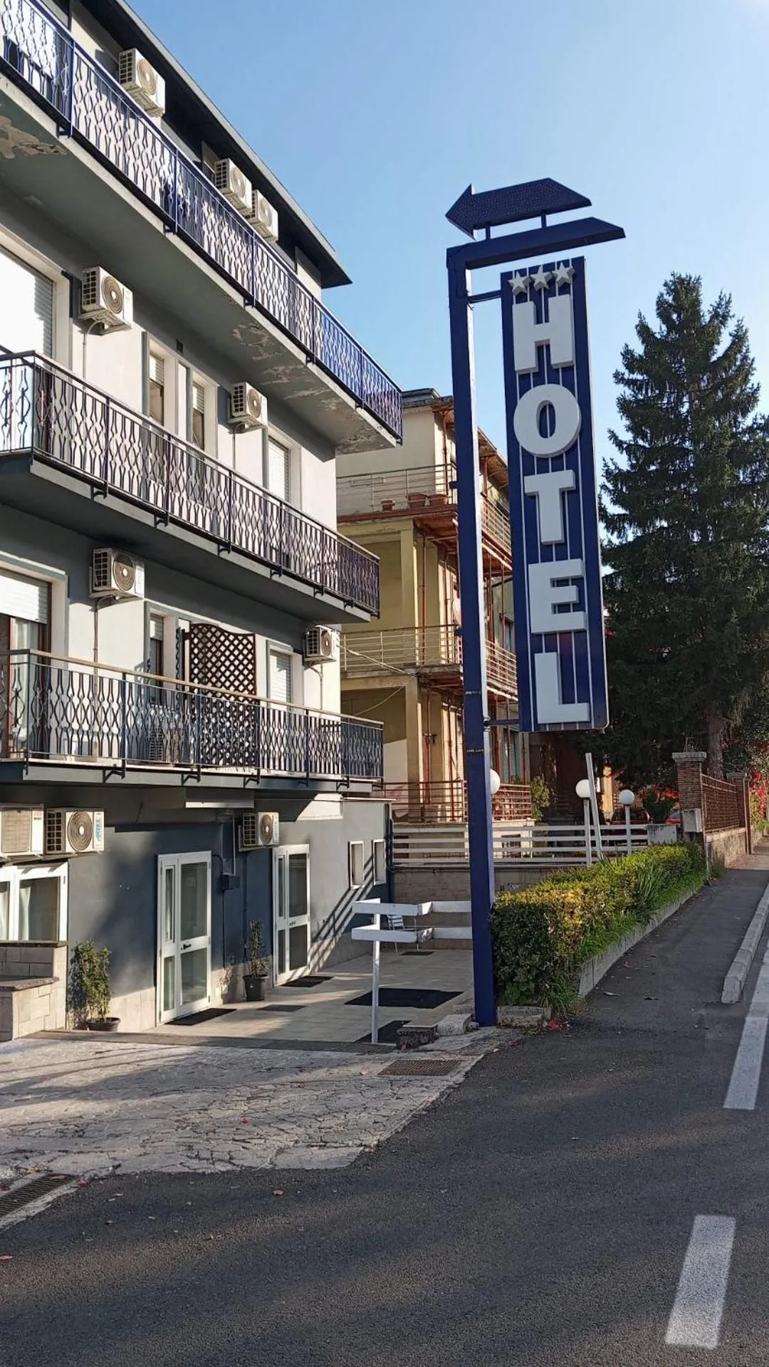 Property building in Hotel Blu