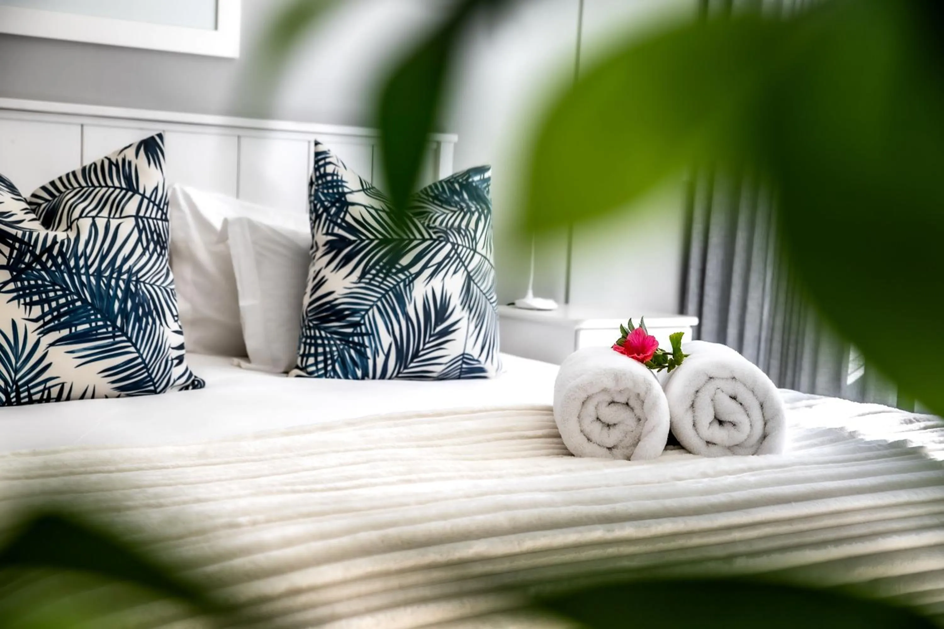 Bed in Whale Coast Ocean Villa