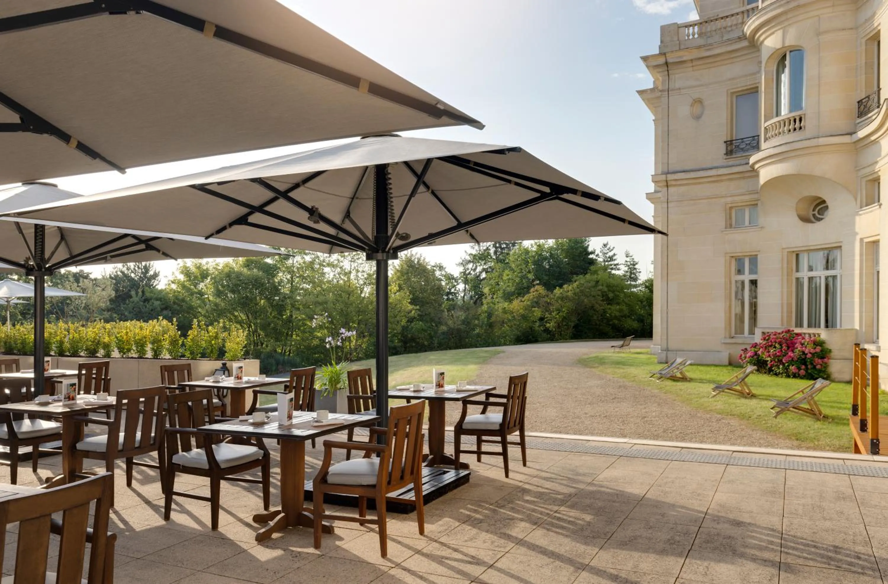 Patio in InterContinental Hotels Chantilly Chateau Mont Royal by IHG