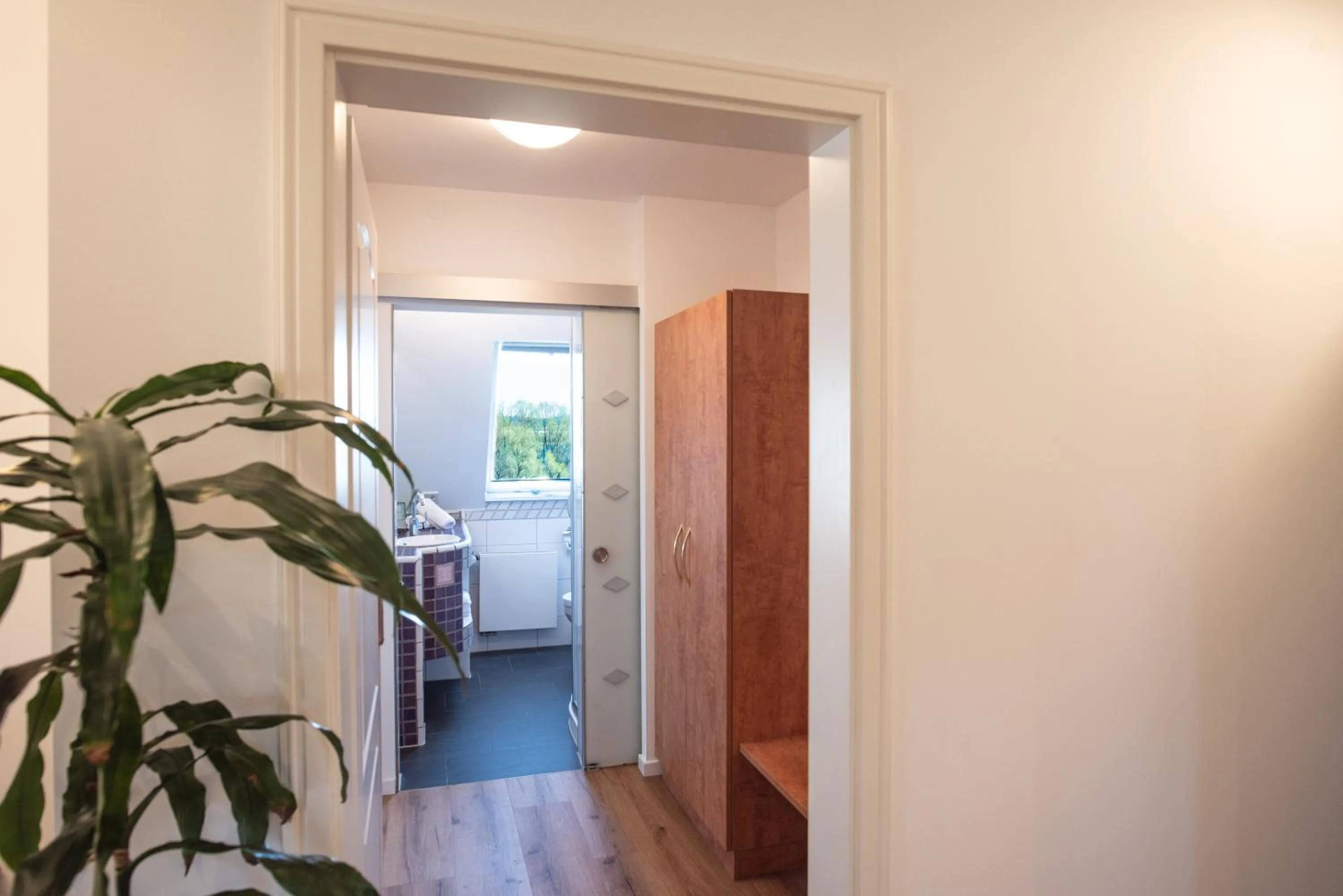 View (from property/room), Bed in Insel-Hof Reichenau Hotel-garni