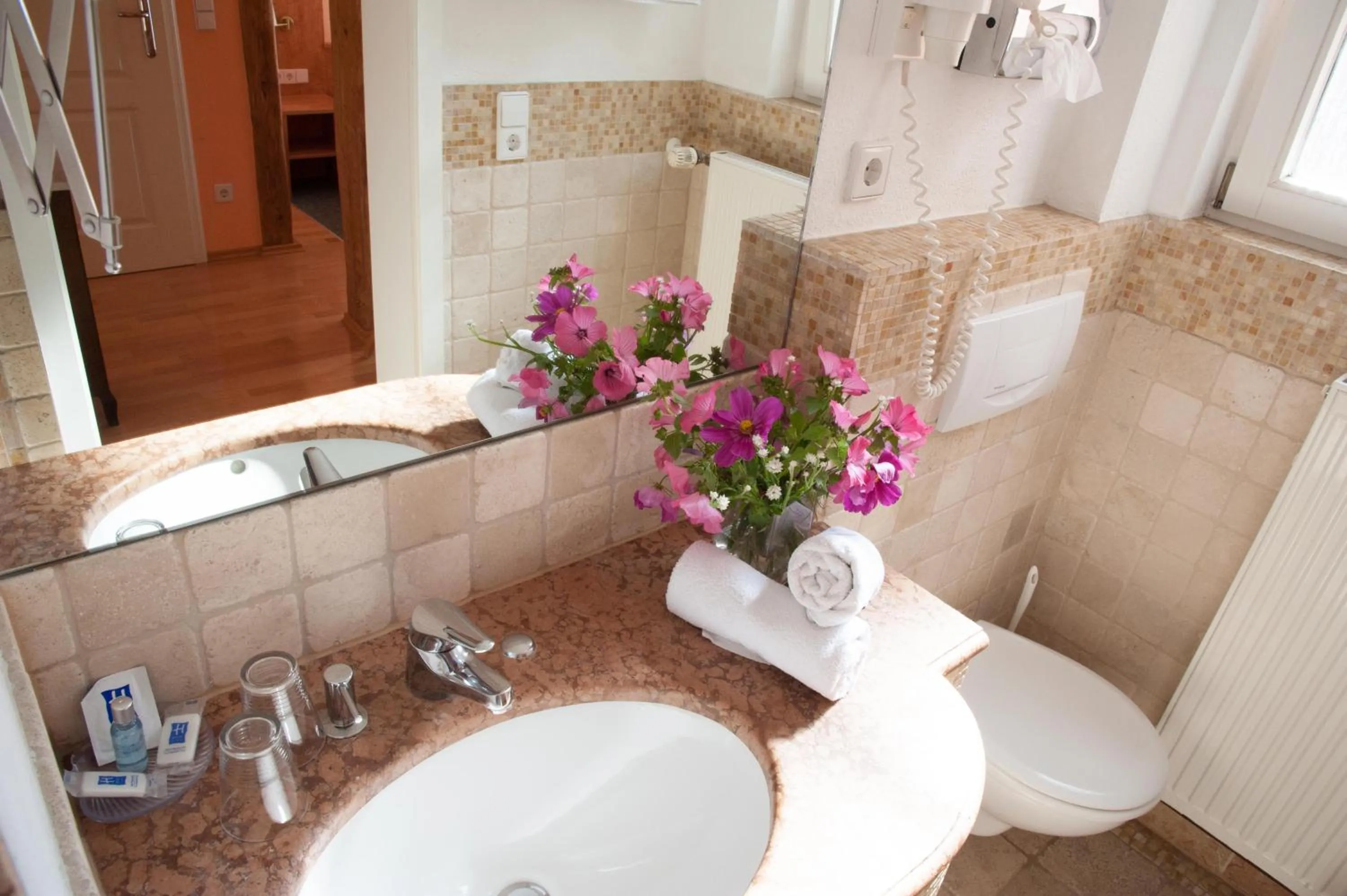 Bathroom in Insel-Hof Reichenau Hotel-garni