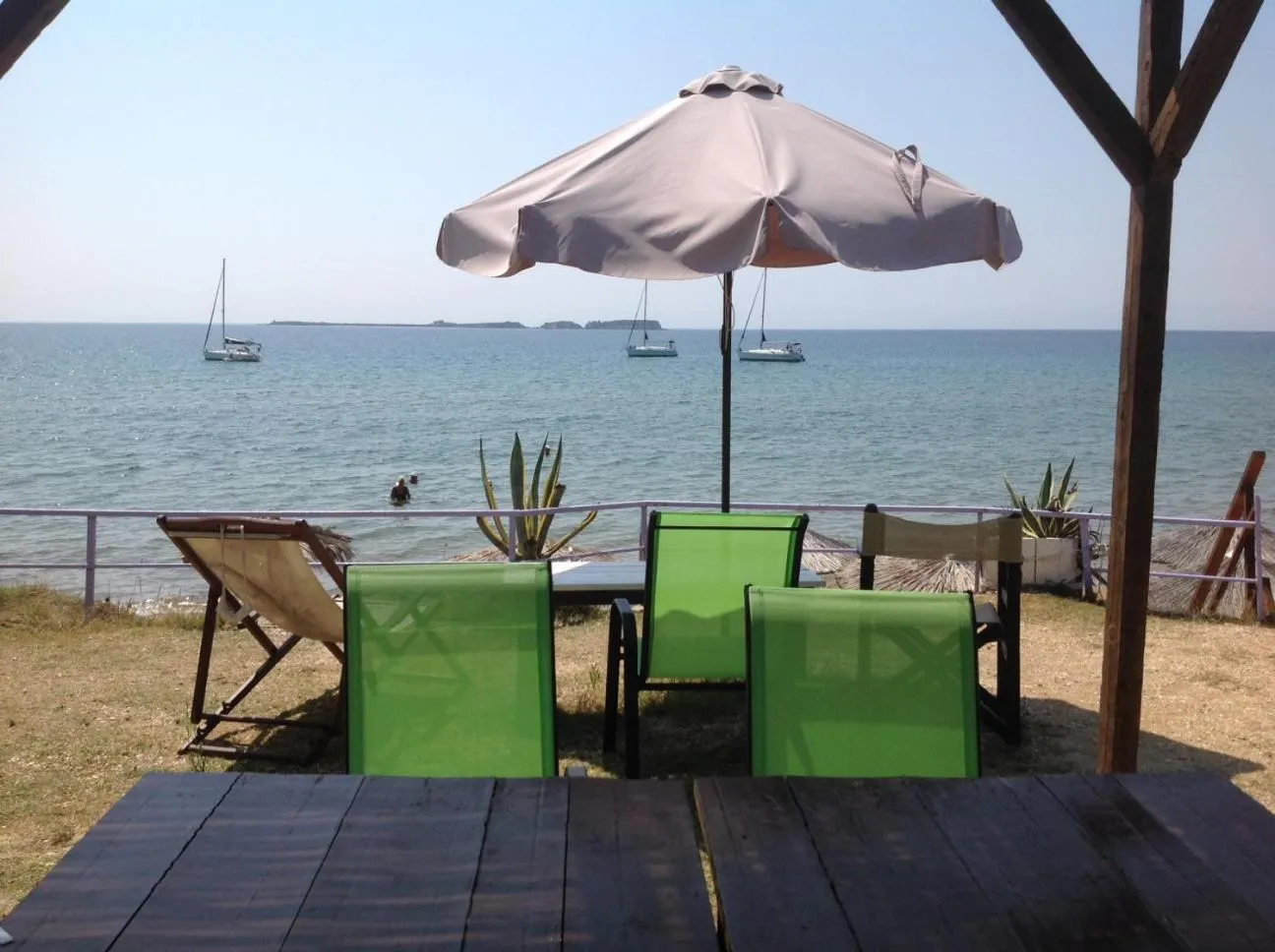 Patio in Kefalonia Beach Hotel & Bungalows