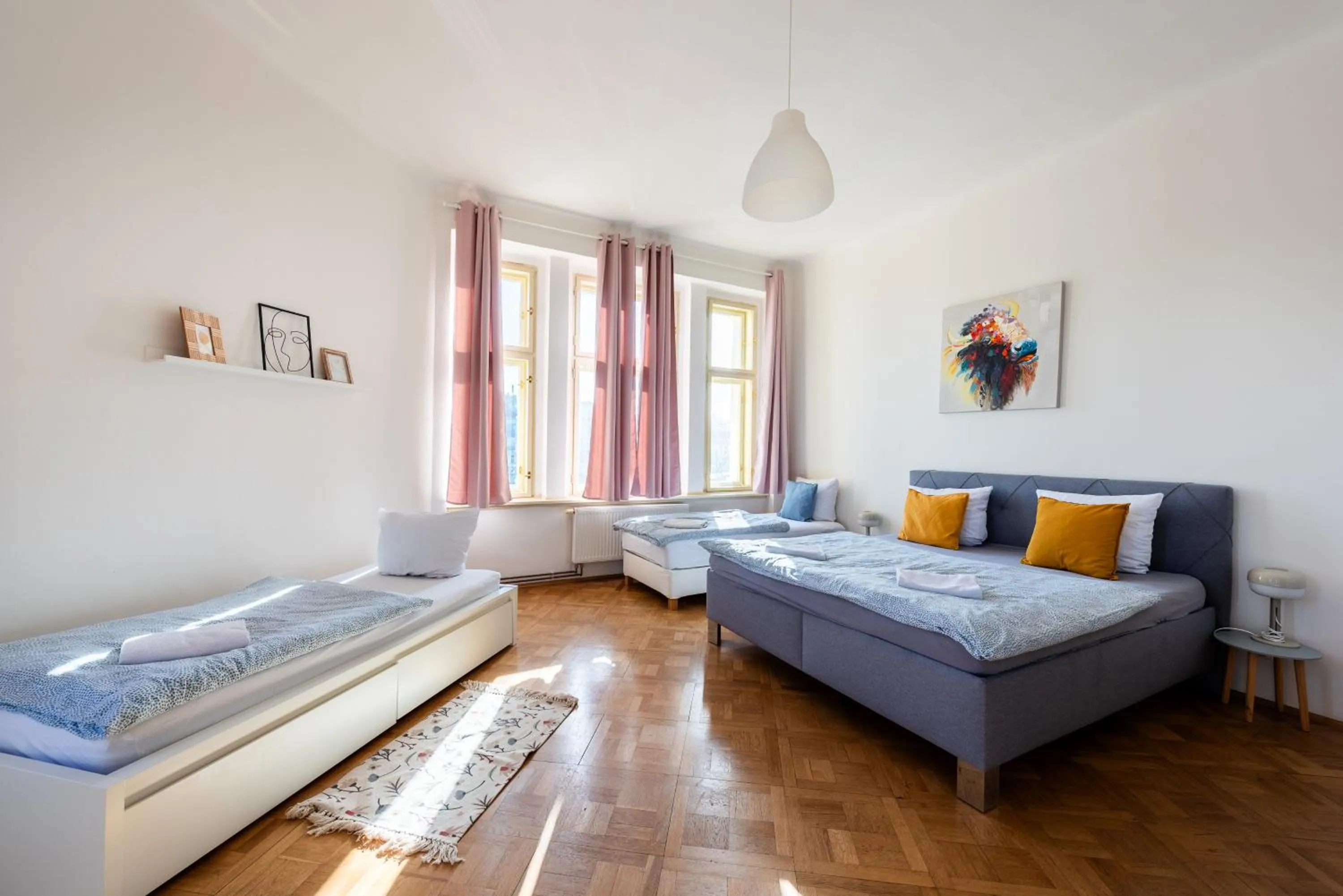 Bed in Tesnov Residence Apartments