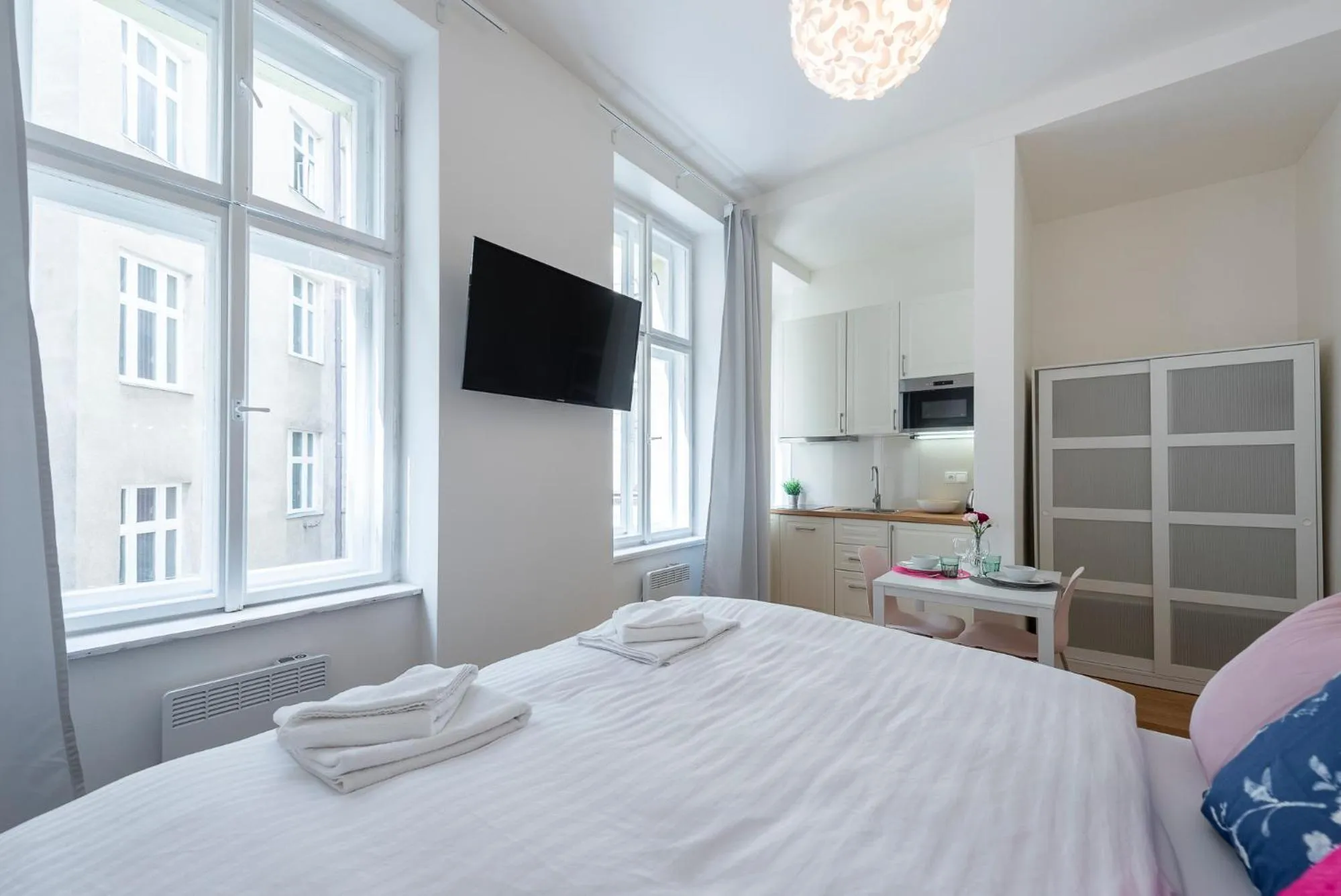 Bed in Tesnov Residence Apartments