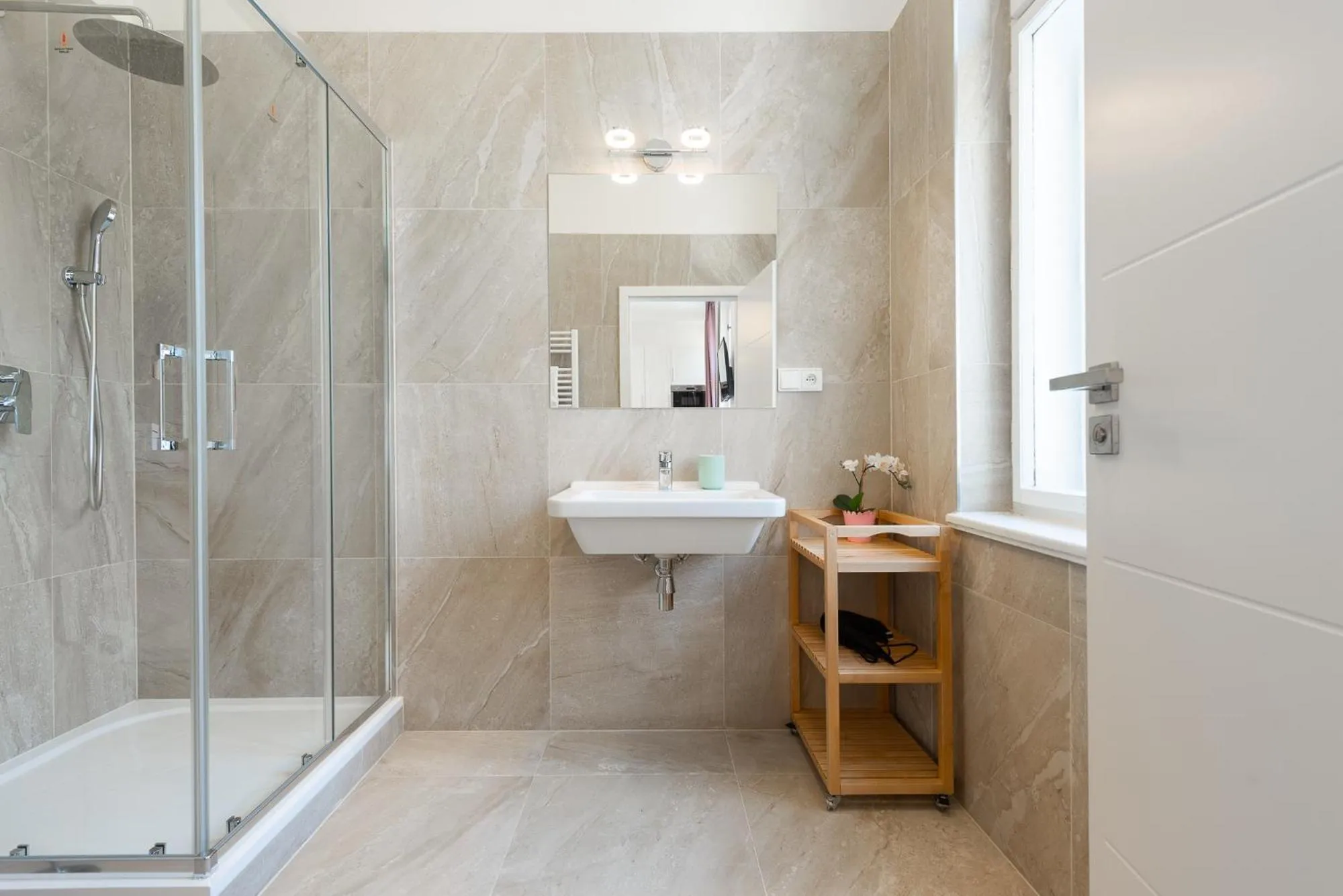 Shower in Tesnov Residence Apartments