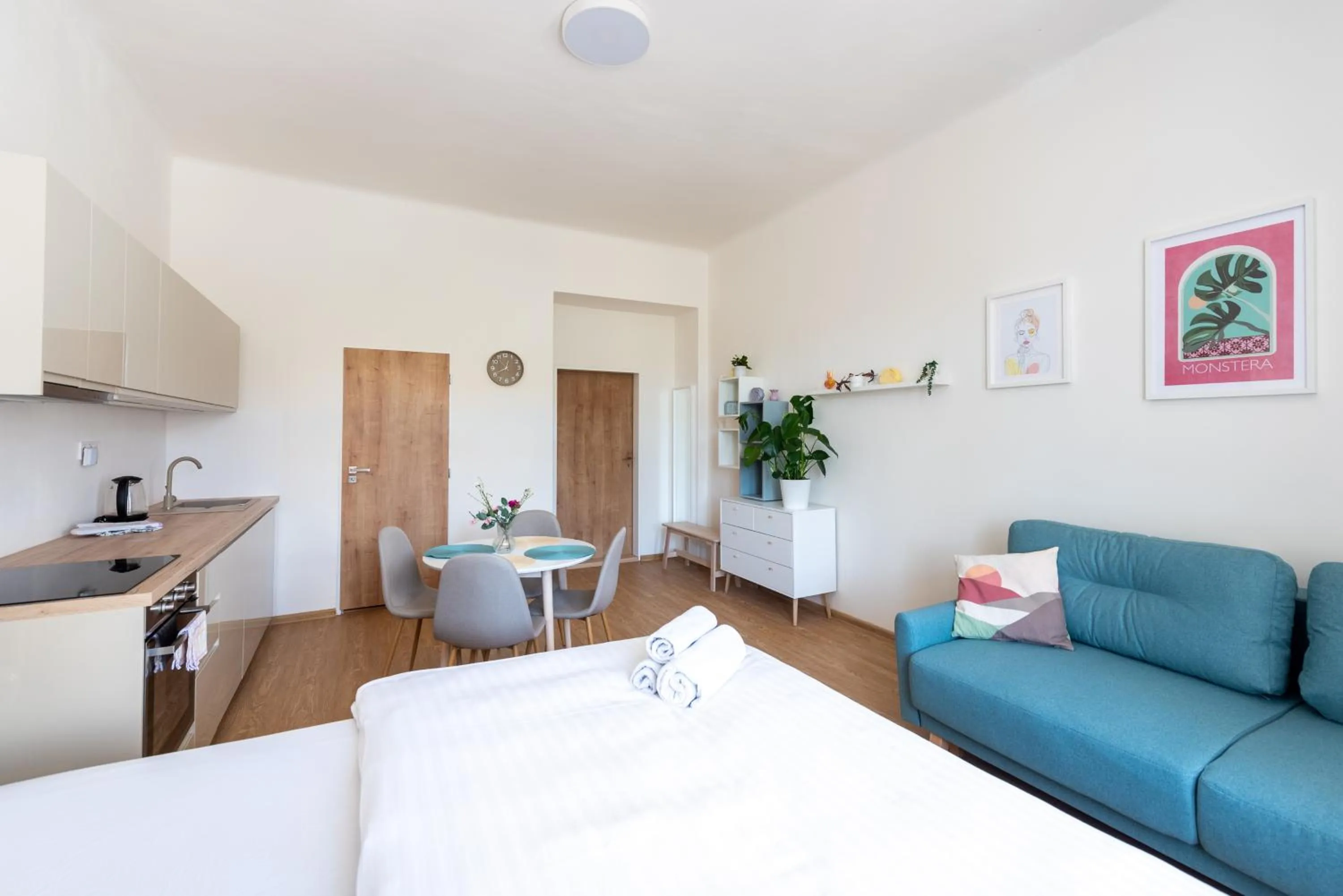 Bed in Tesnov Residence Apartments