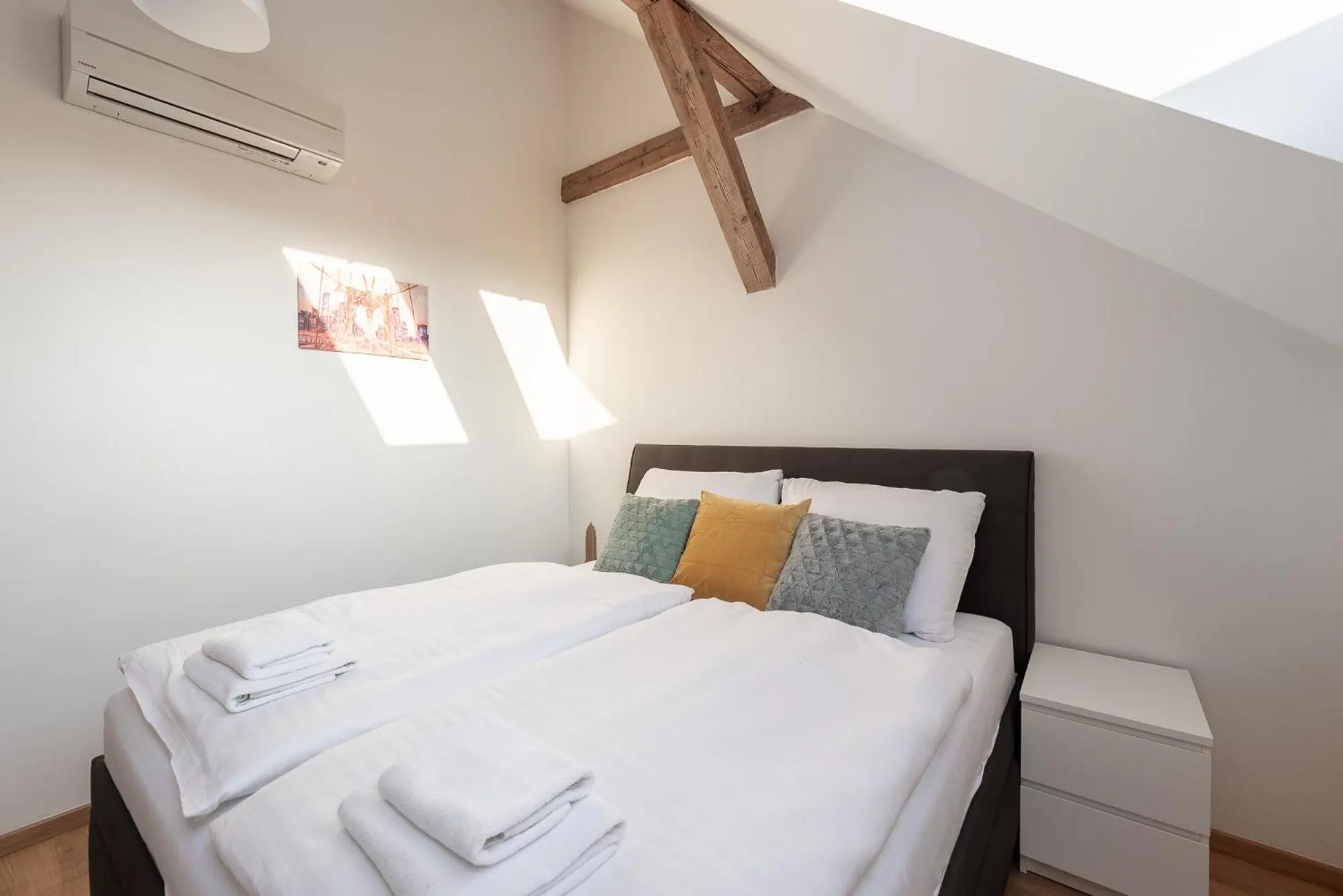 Bed in Tesnov Residence Apartments