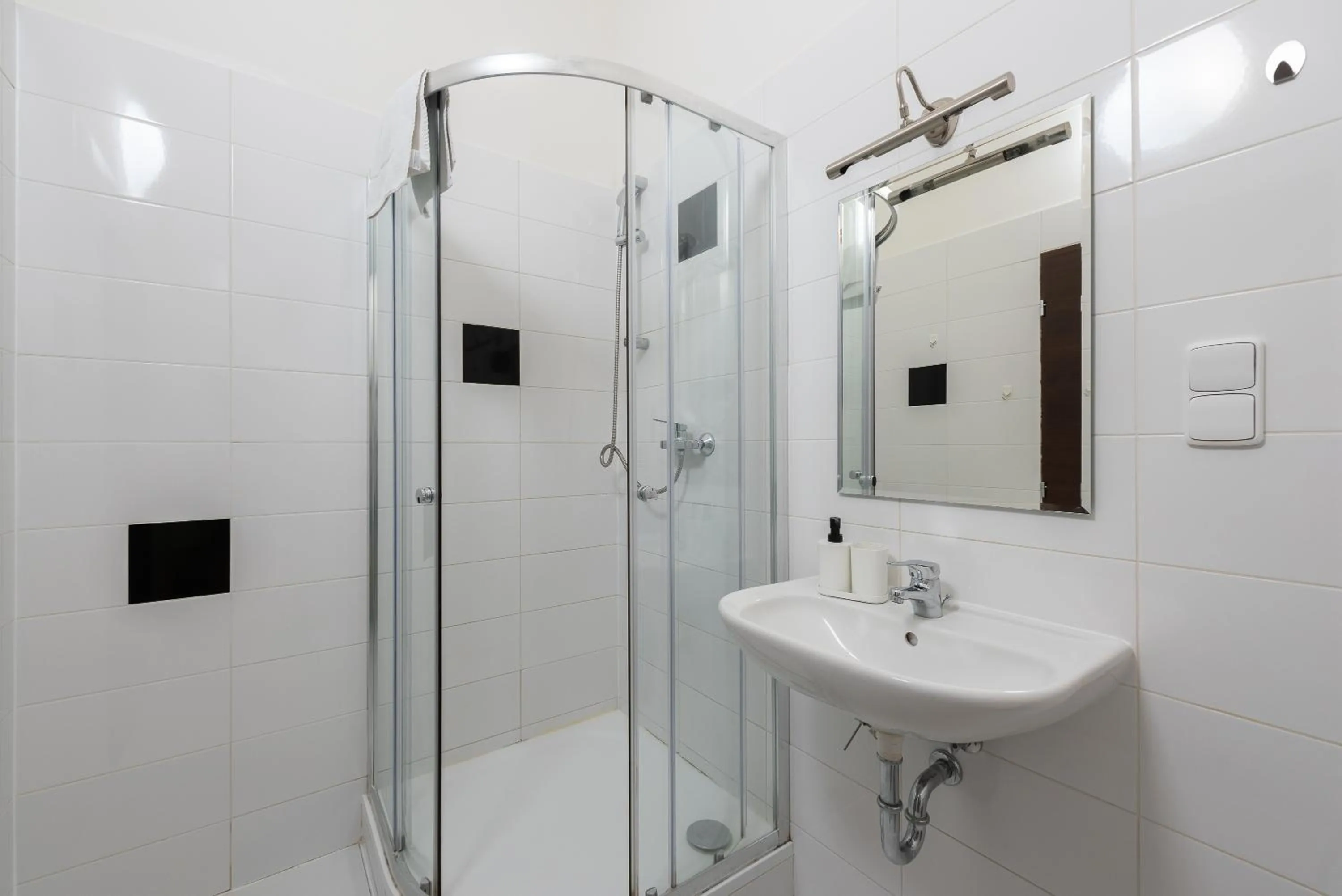 Shower in Tesnov Residence Apartments