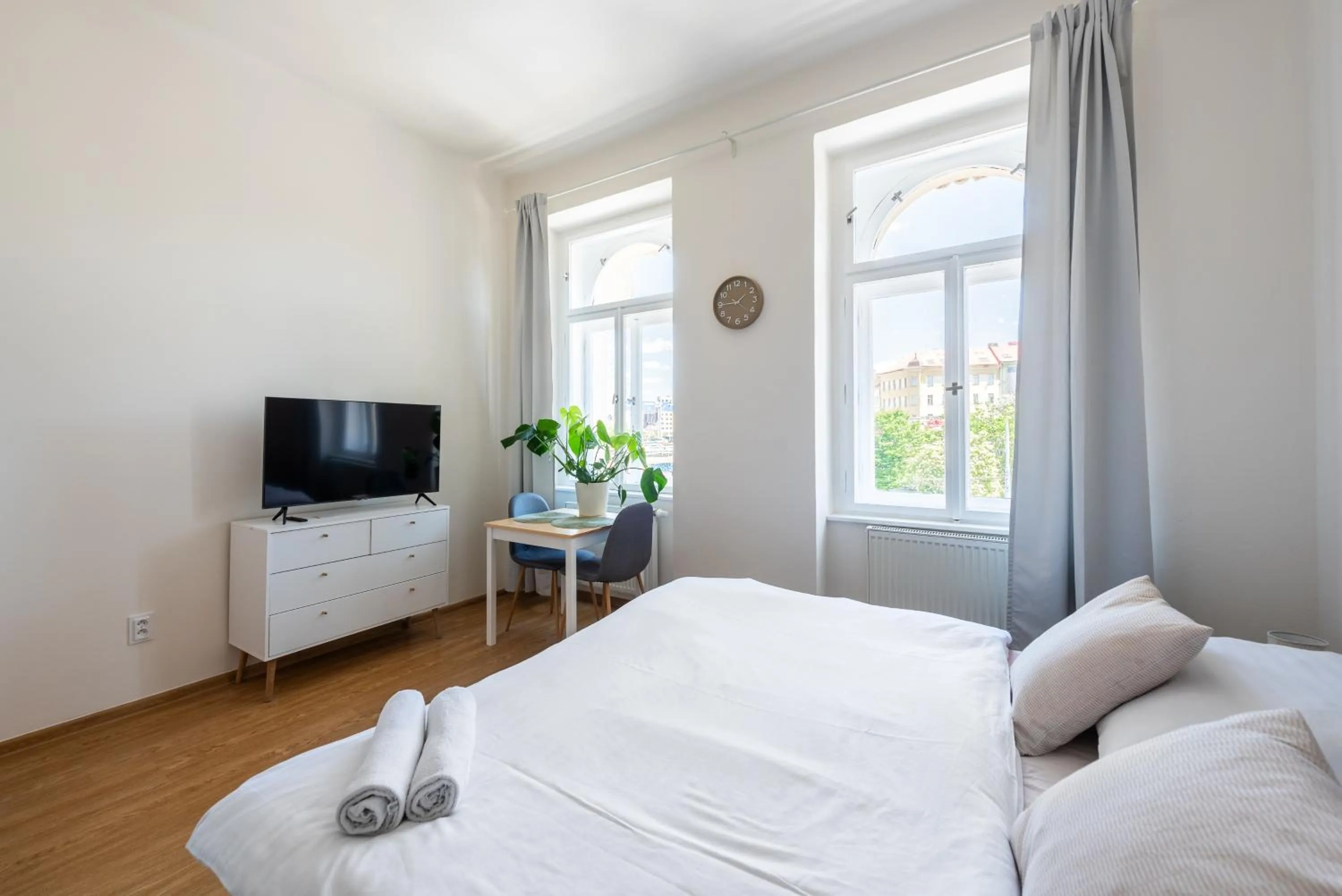 Bed in Tesnov Residence Apartments